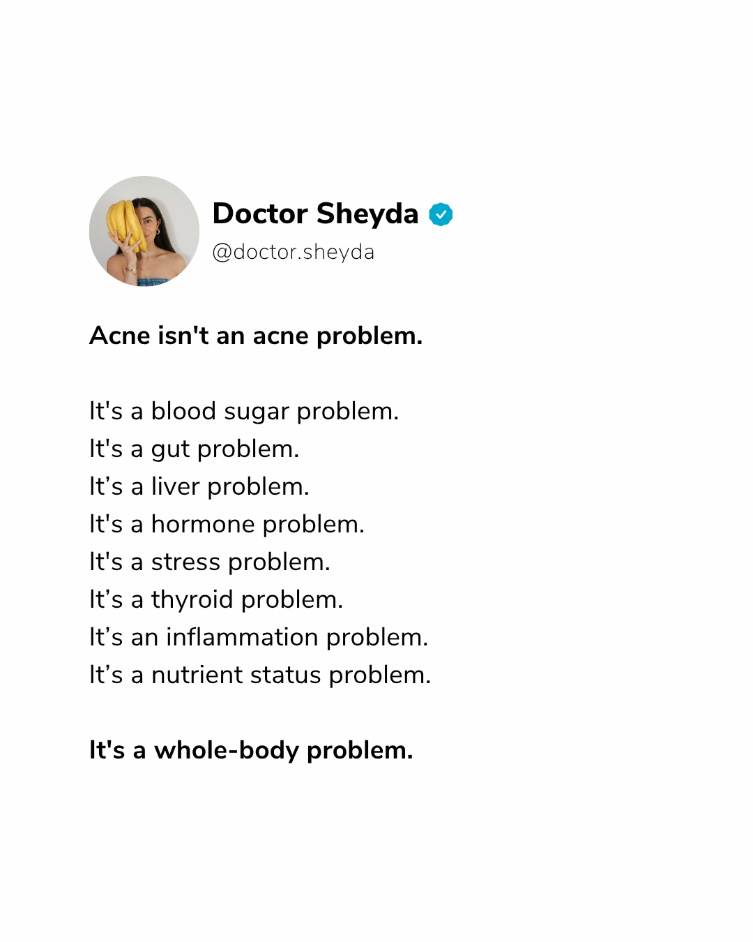 @Doctor Sheyda | Acne Expert