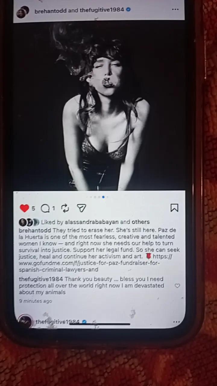 @paz de la Huerta