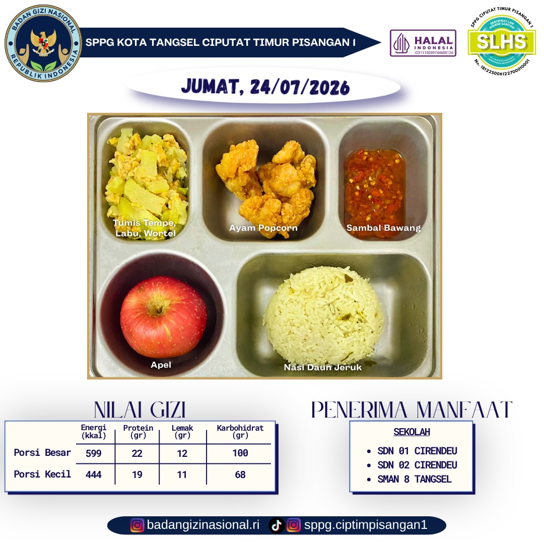 @SPPG CIPUTAT TIMUR PISANGAN 1