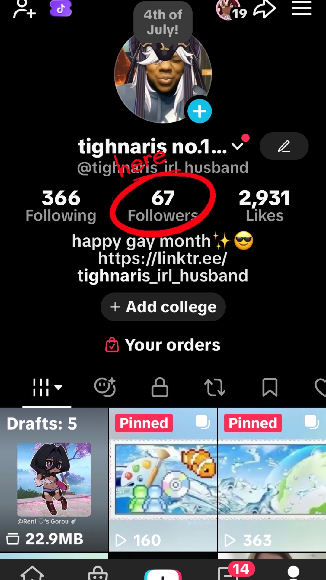 @tighnaris no.1 dih rider 😜
