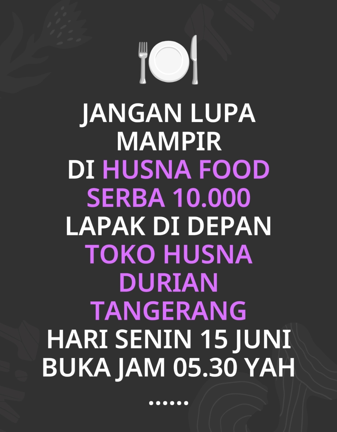 @HusnaDurianTangerangg