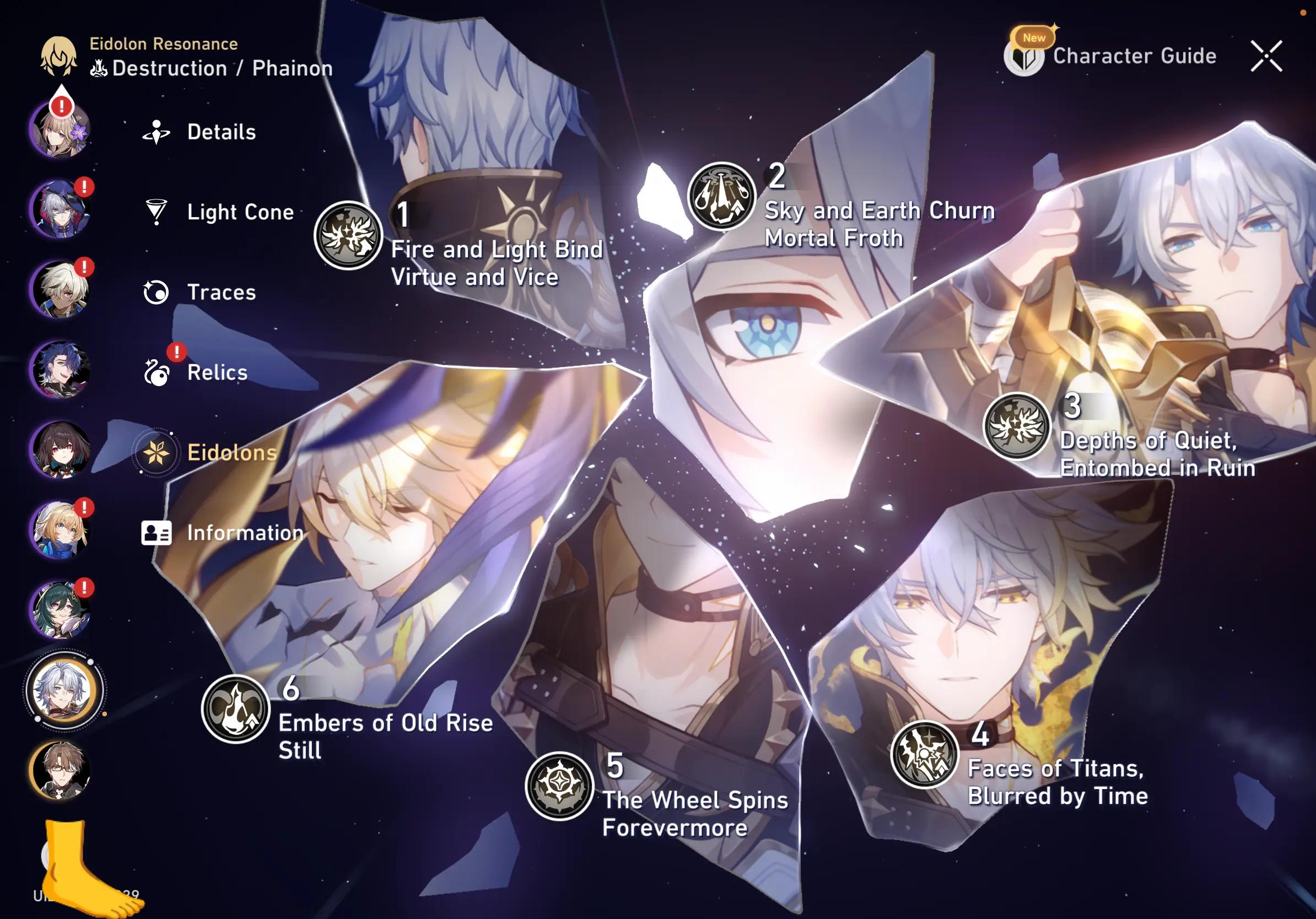 @E6 Phainon is home