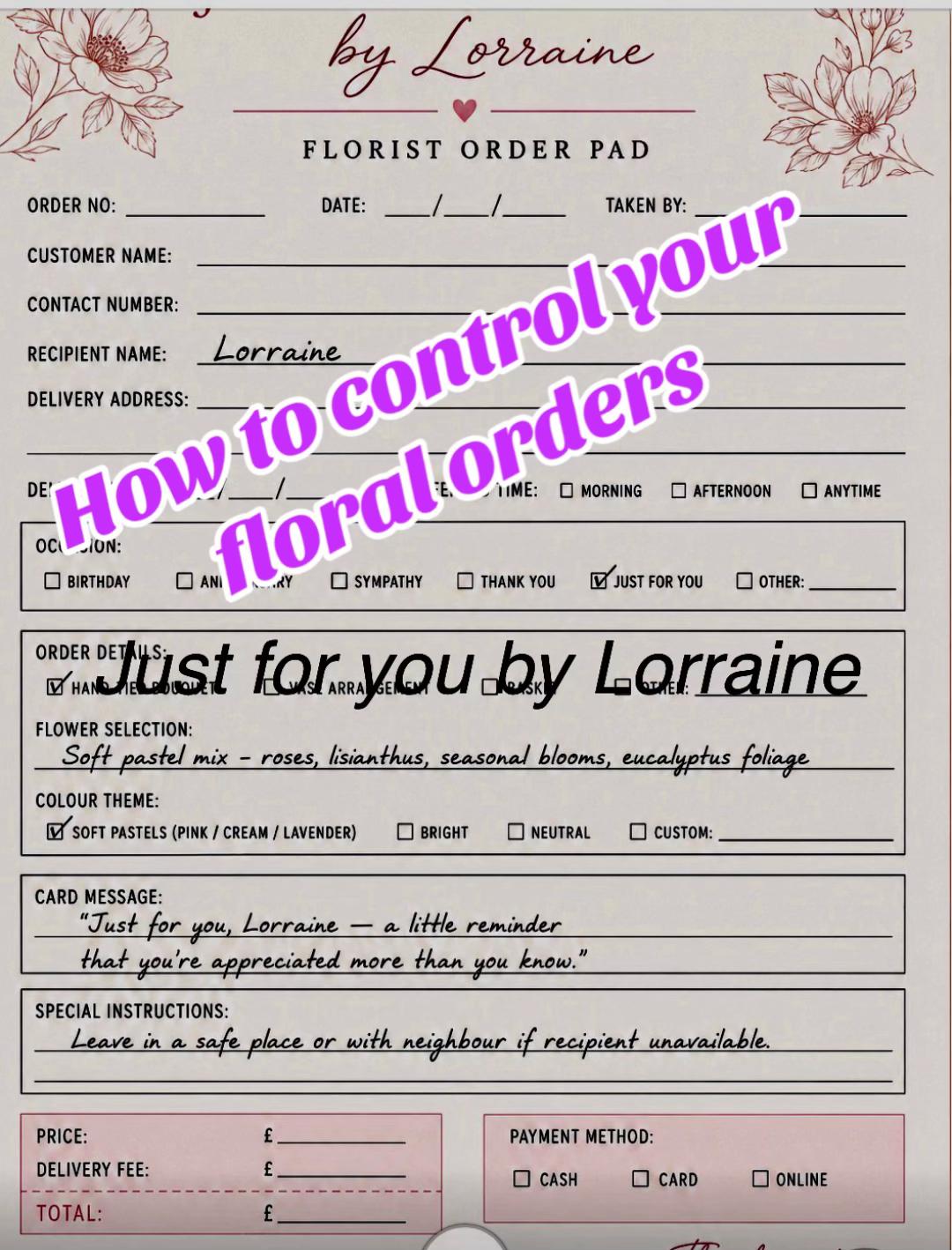 @Just for you by Lorraine