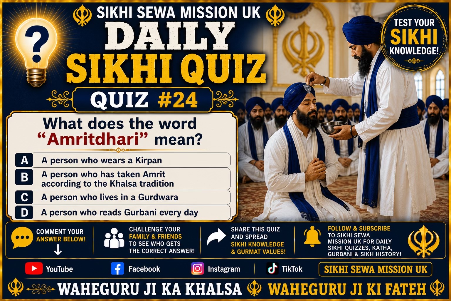 @Sikhi sewa mission Uk