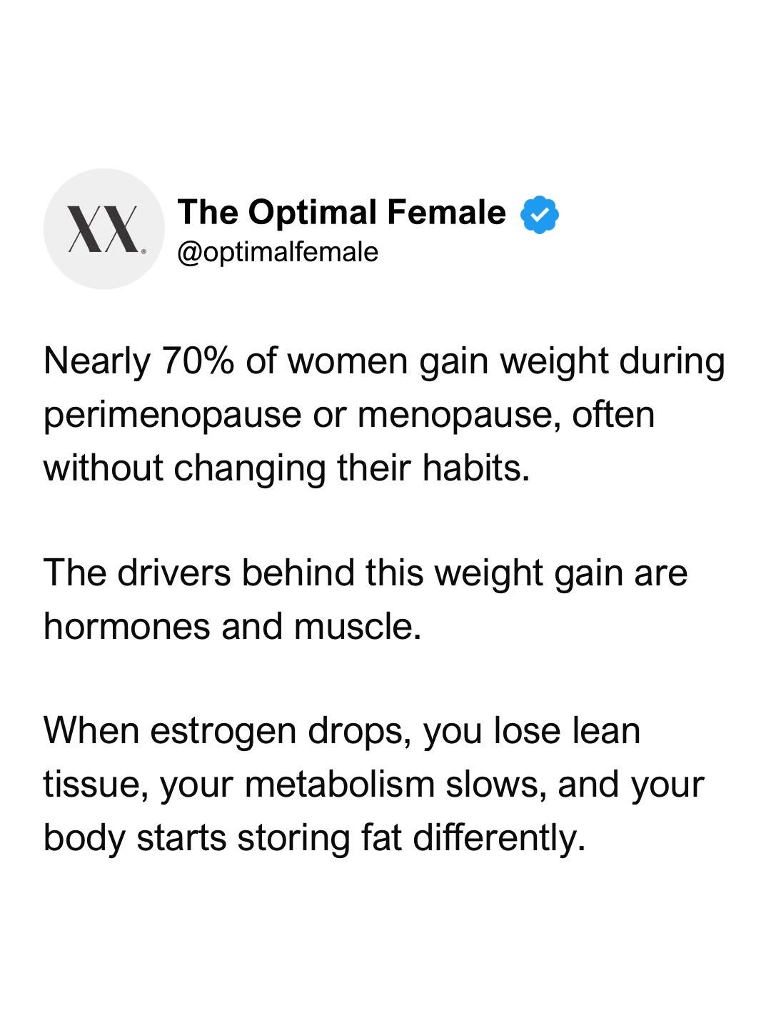@The Optimal Female