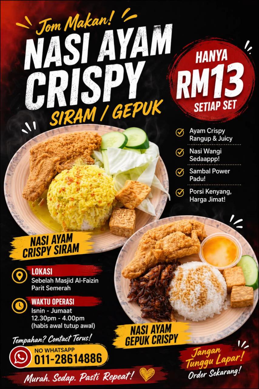 @AYAM GEPUK CRISPY SHEDAAROM