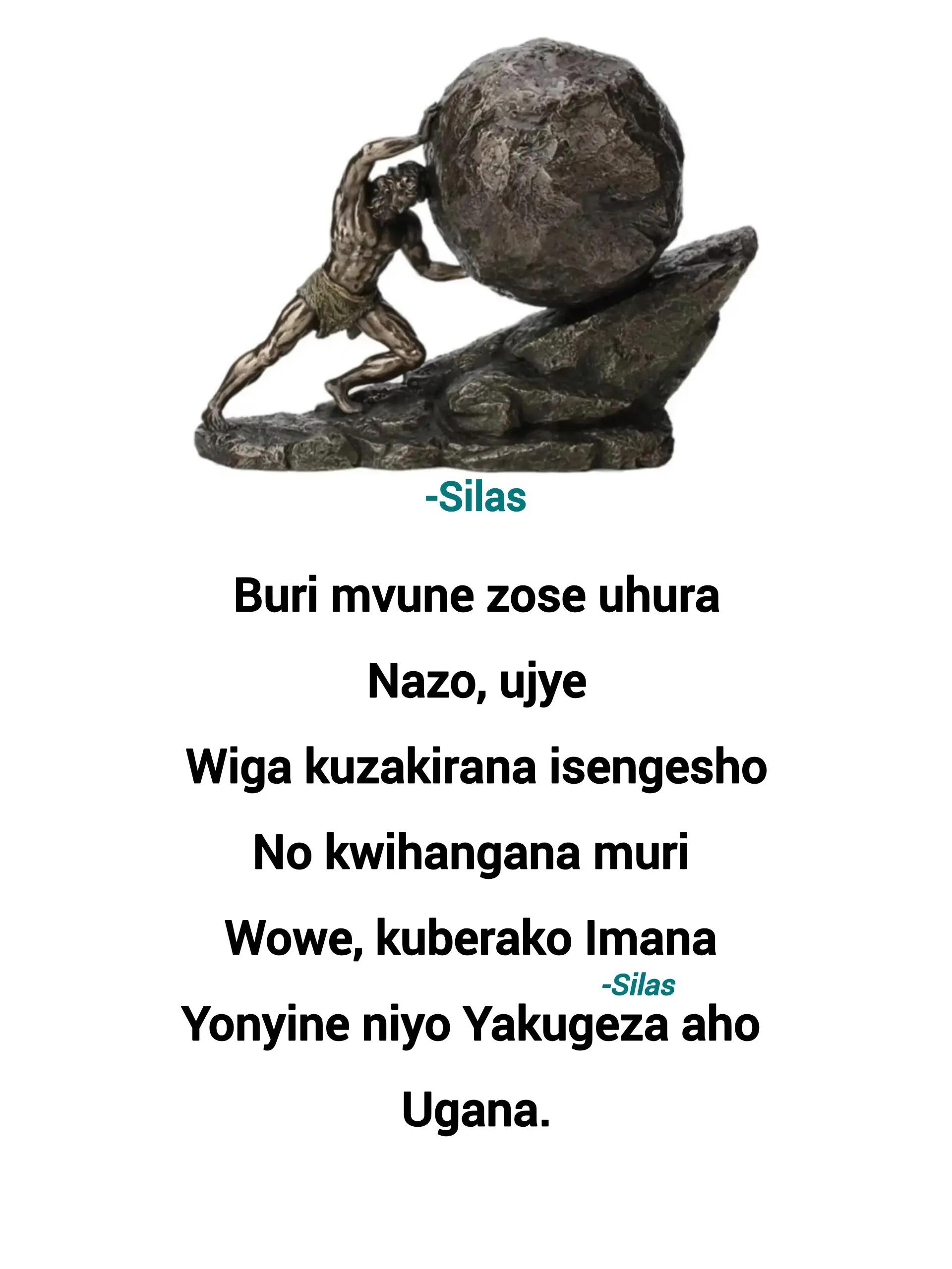 @Silas Nizeyimana