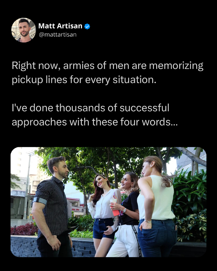 @Matt Artisan #1 Dating Coach