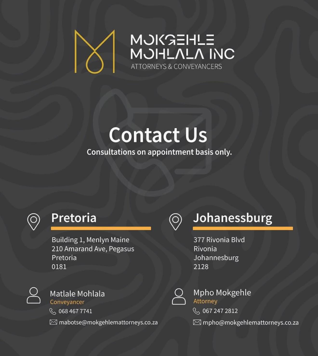 @Mpho Mokgehle Number 1 Attorny