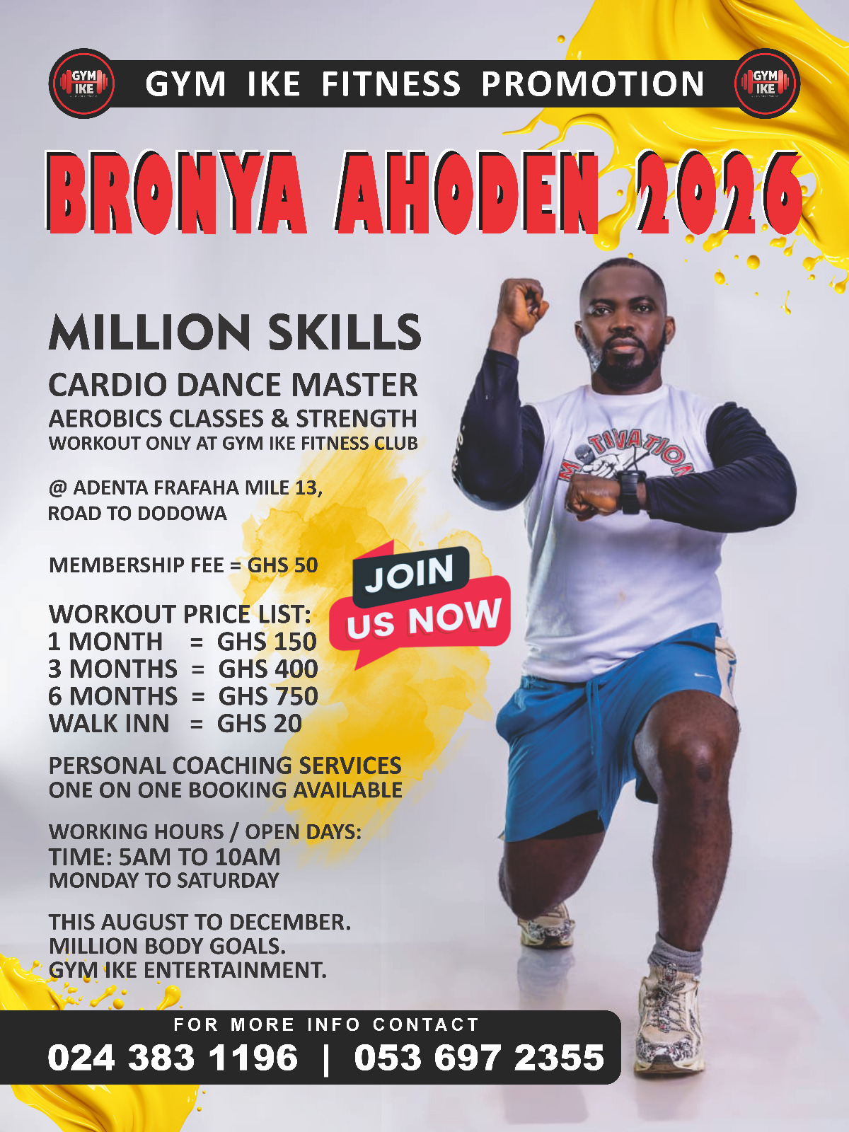 @Gym ike million skills tv