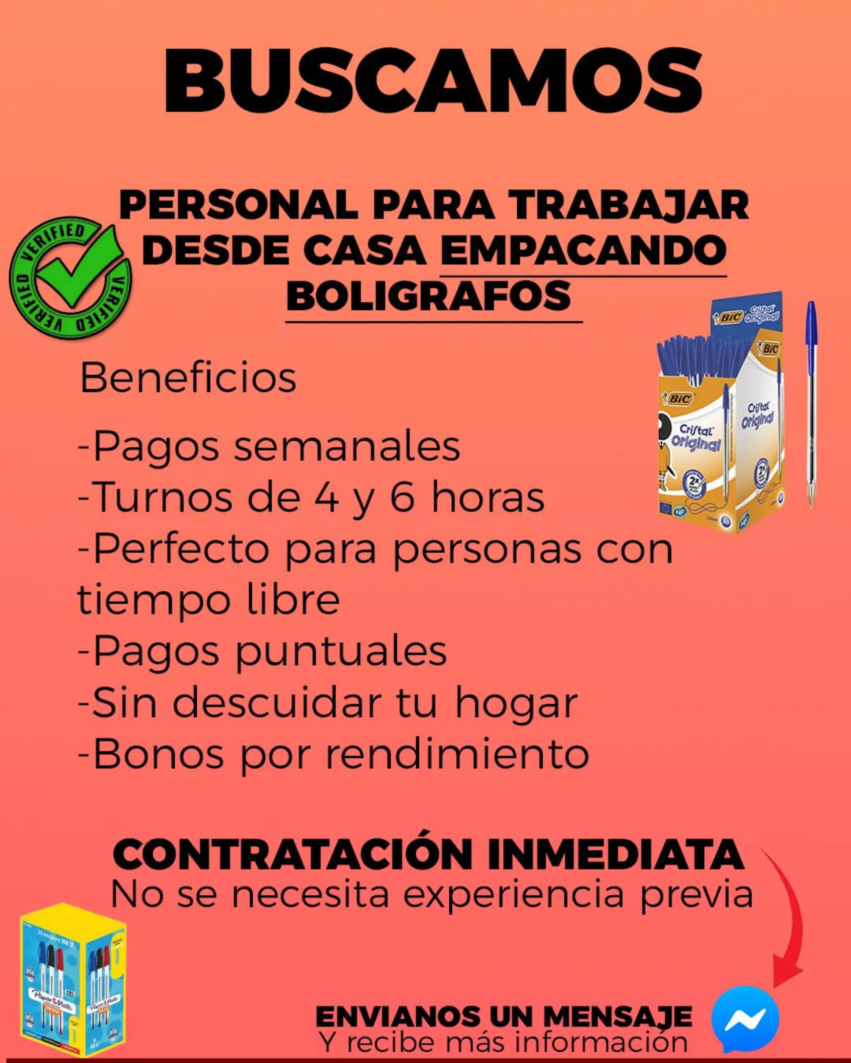 @trabajo si hay✅️