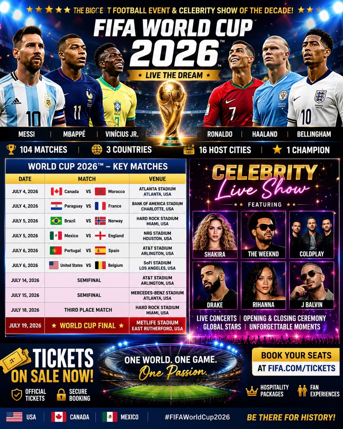 @Global tour ticket hub