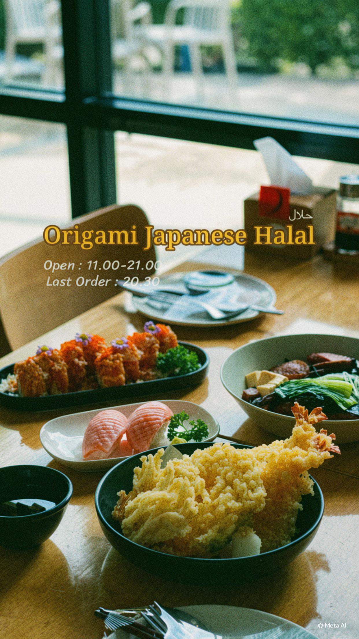 @Origami Japanese Halal