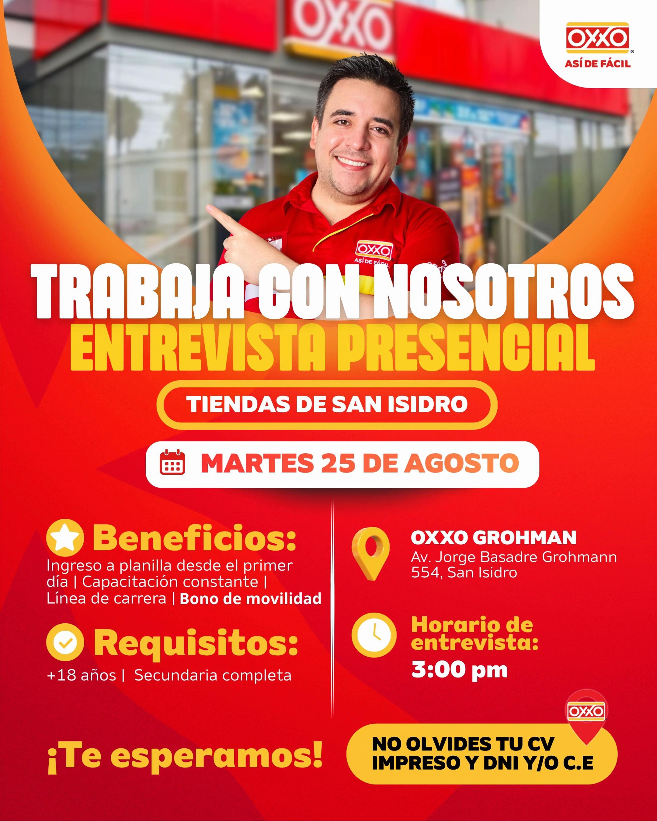 @Trabaja en OXXO Per&uacute;