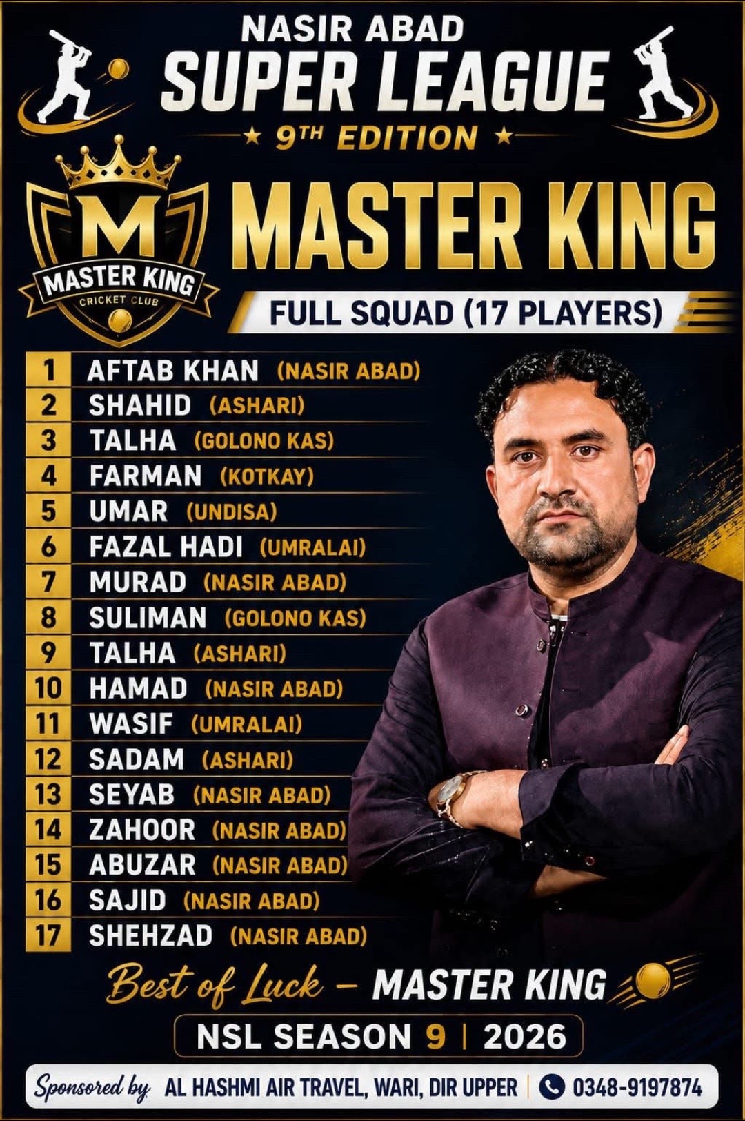 @Nasir abad super league