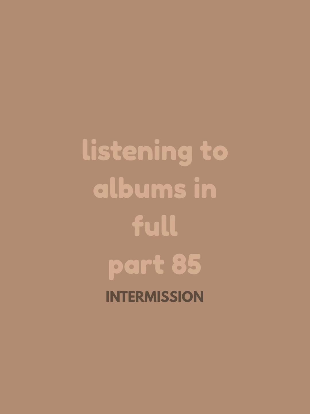 @INTERMISSION