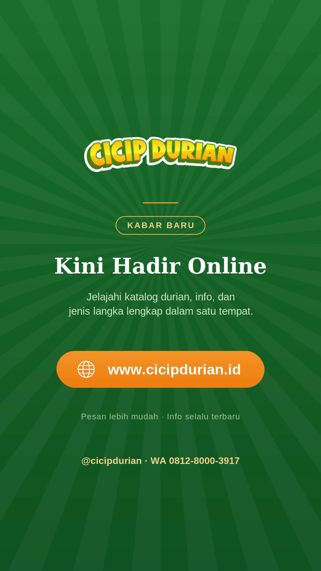 @Cicip Durian