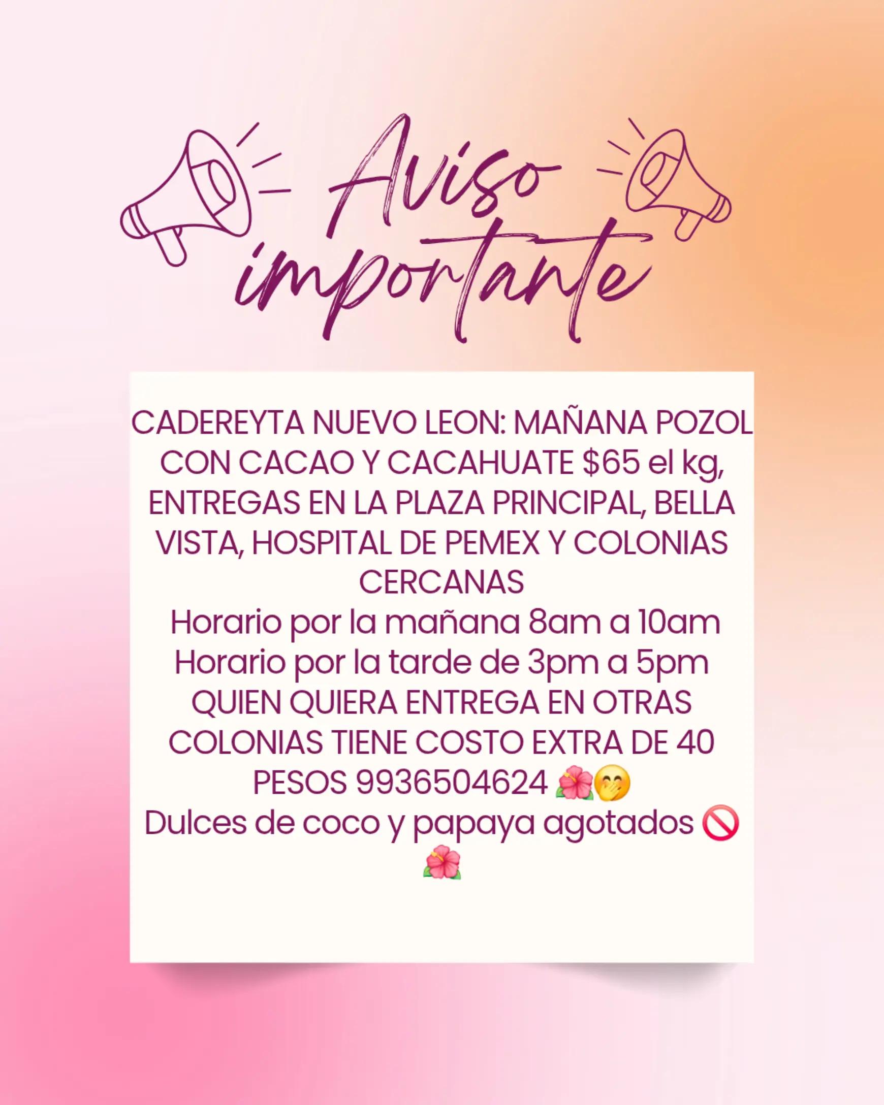 @Pozol De tabasco para mty 🌺🤭