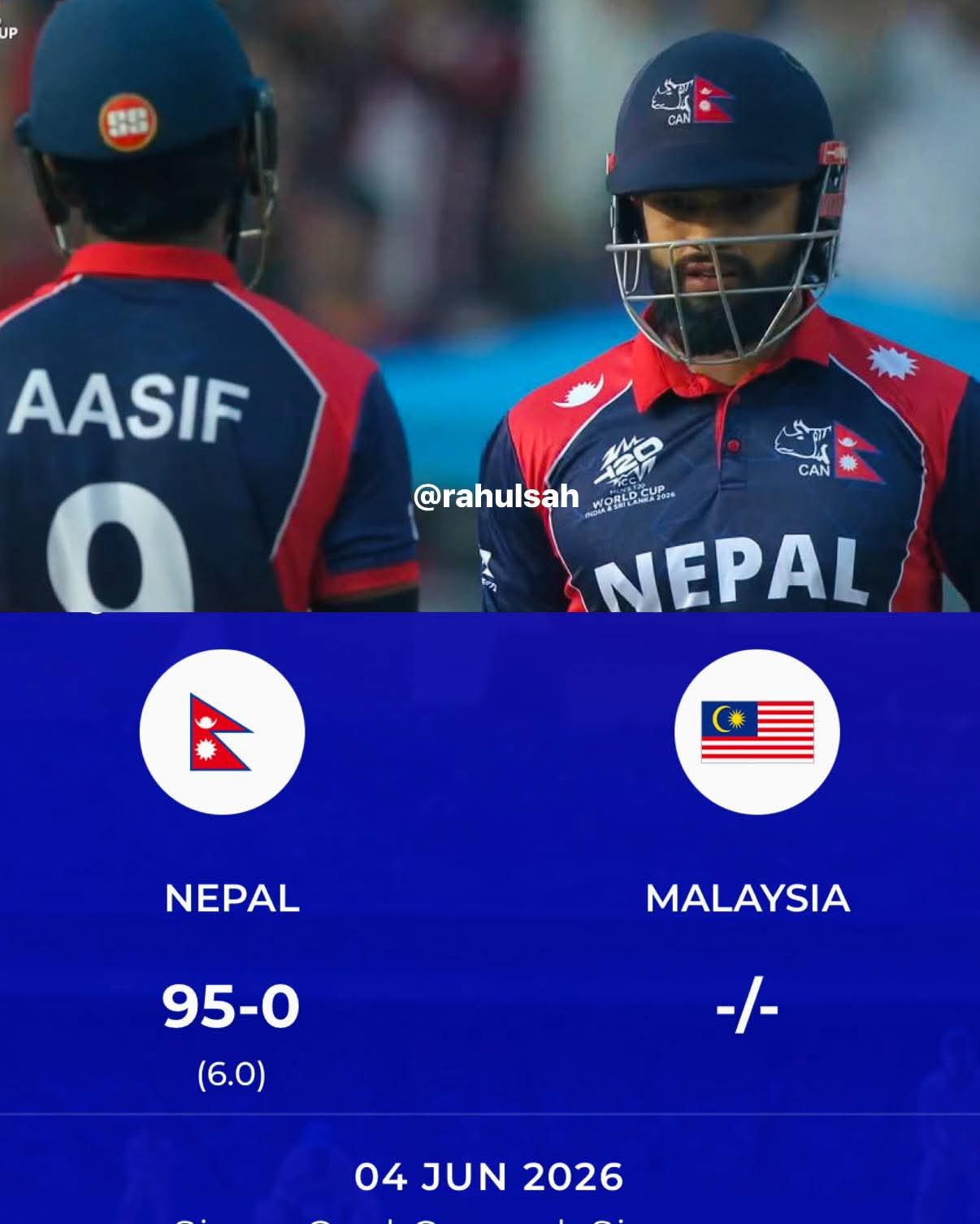 @Nepal Cricket🇳🇵❤️