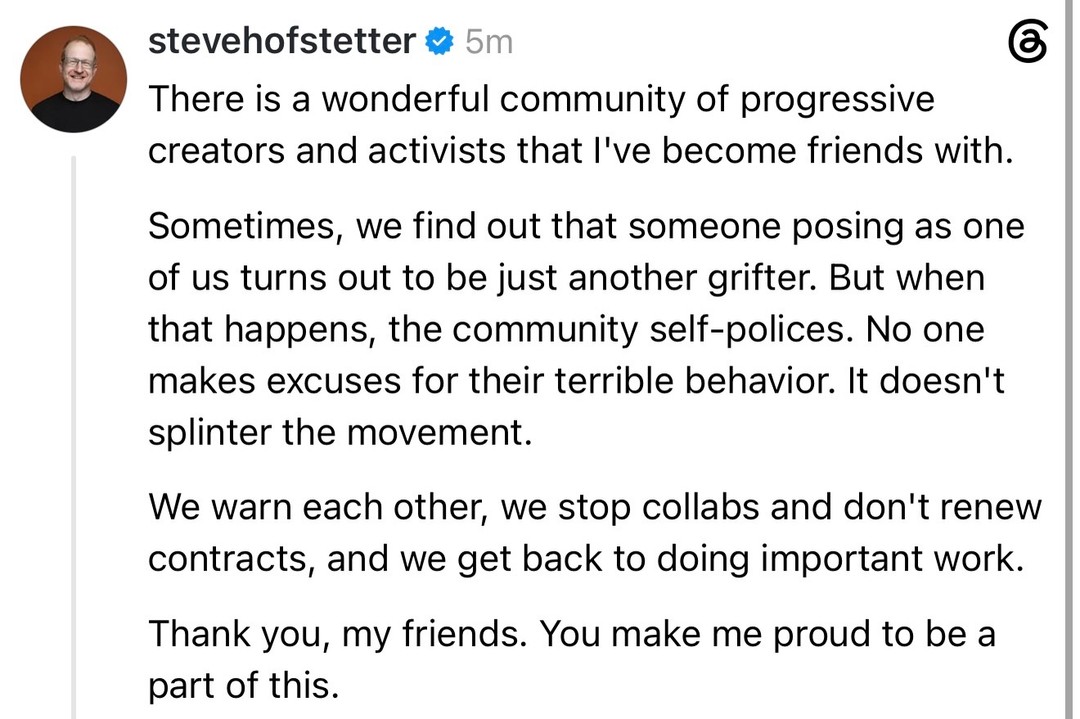 @Steve Hofstetter