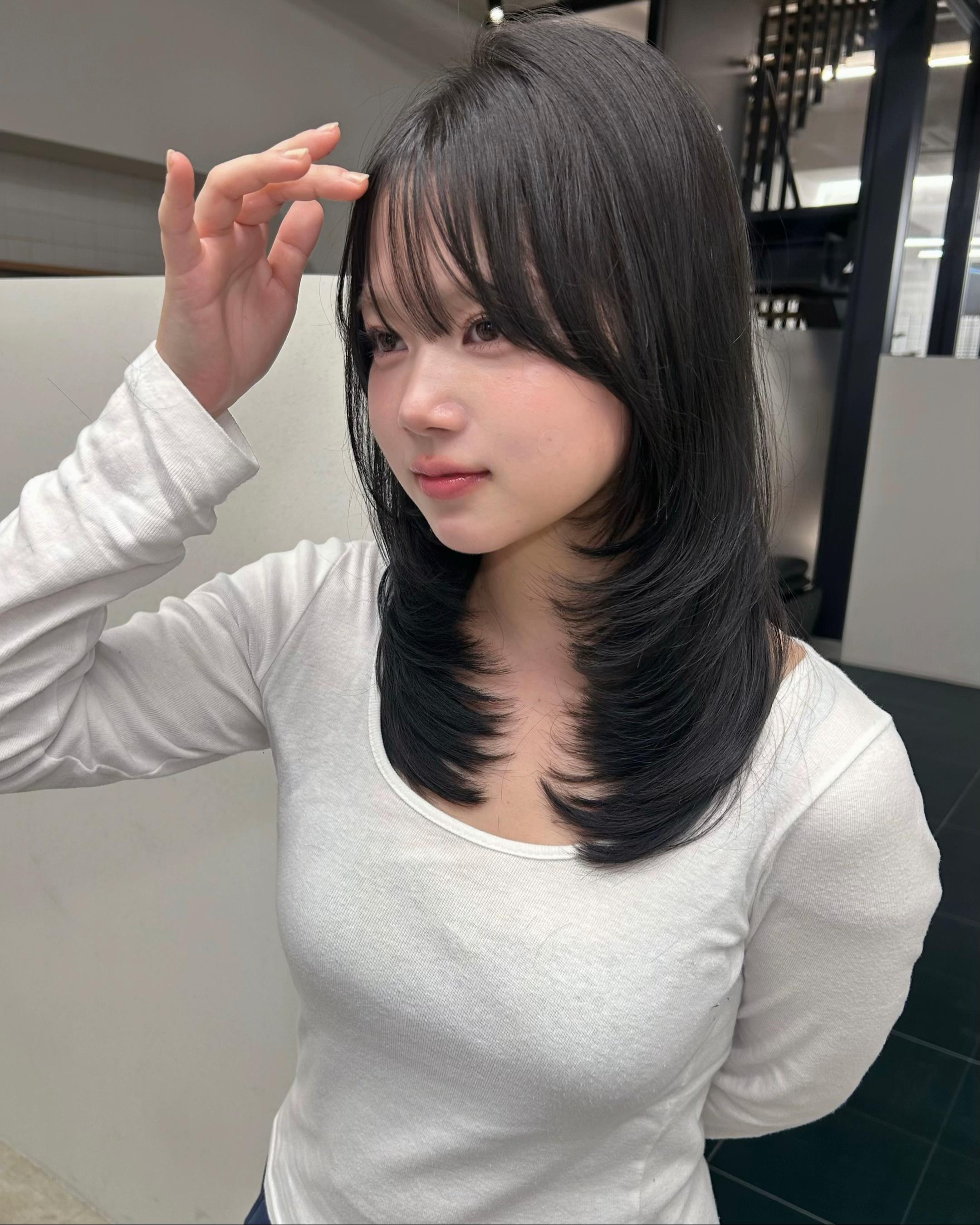 @mai/名古屋美容院/ルーツカラー/レイヤーカット