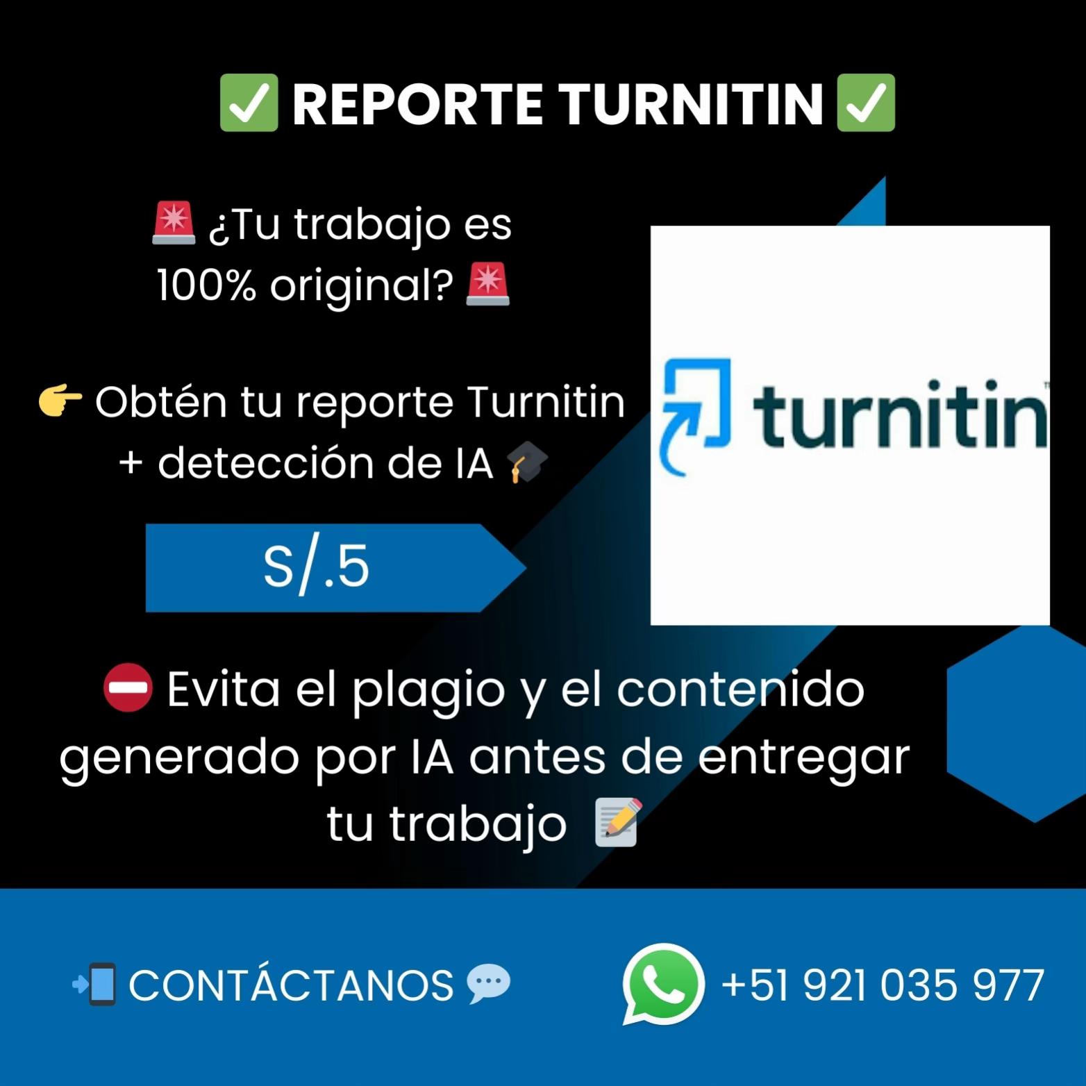 @TurniCheck | Servicio Turnitin