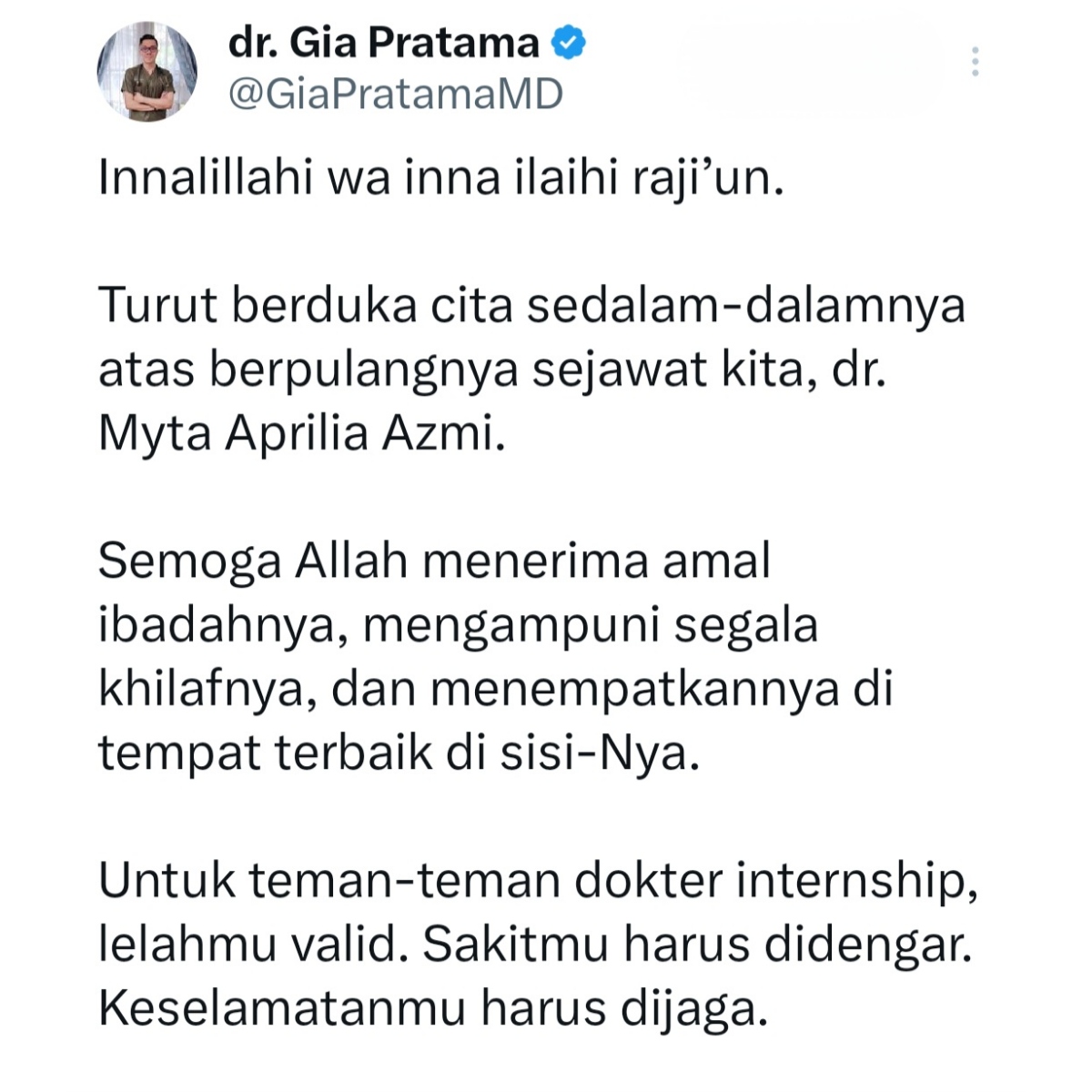 @dr. Gia Pratama