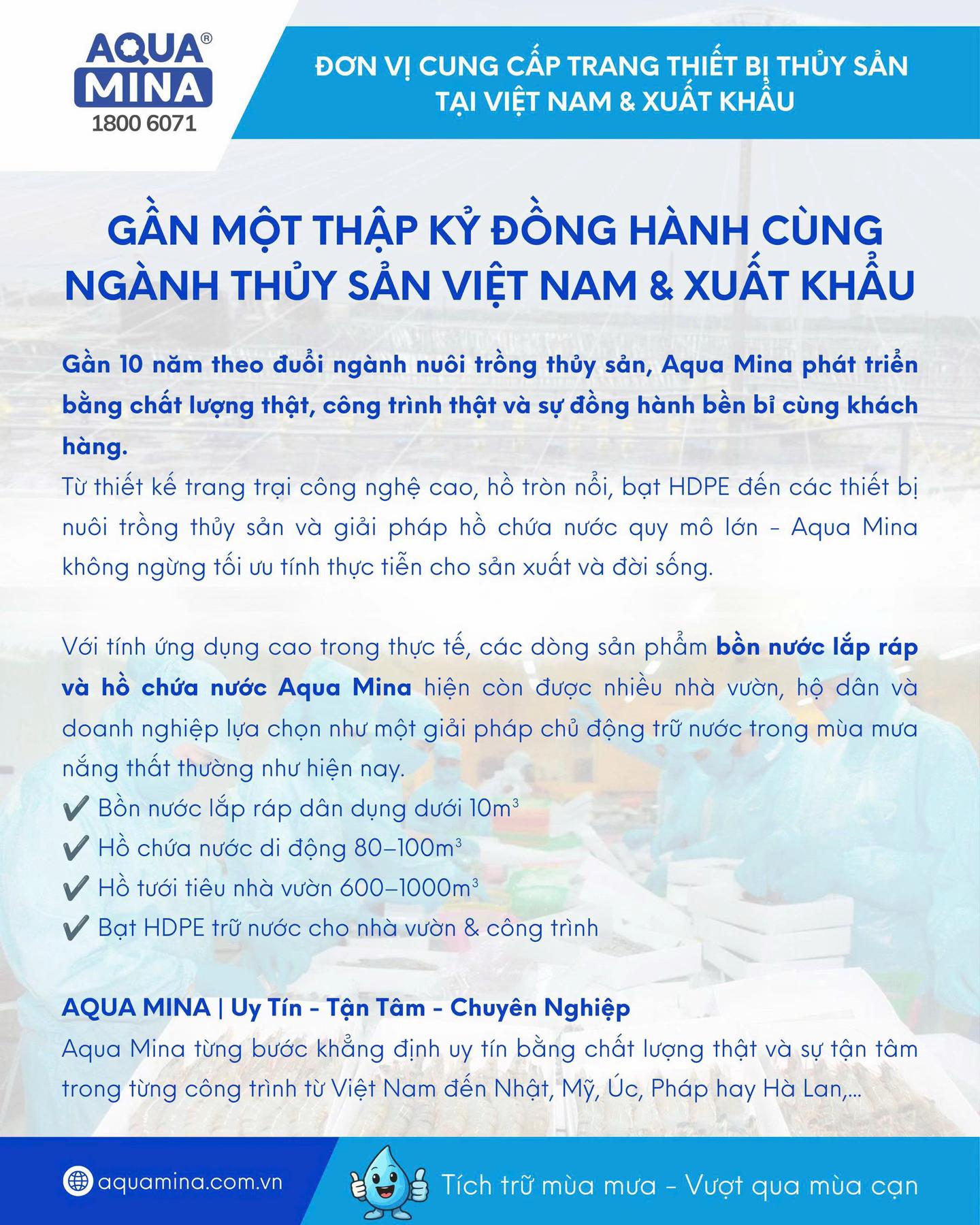 @C&Ocirc;NG TY TNHH AQUA MINA