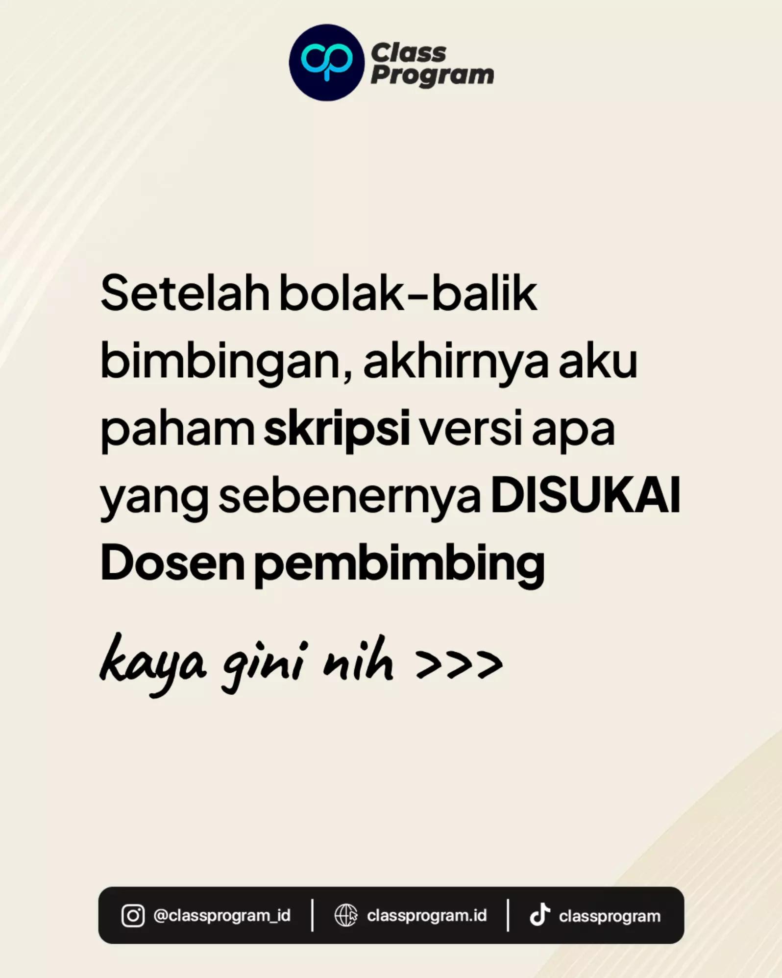 @Bimbingan Skripsi & Tesis