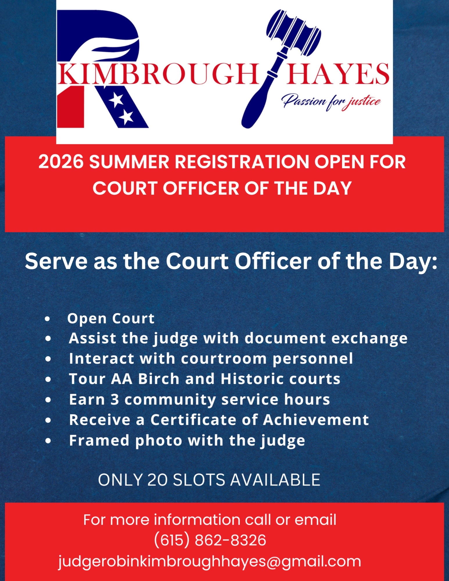 @Judge Robin Kimbrough Hayes