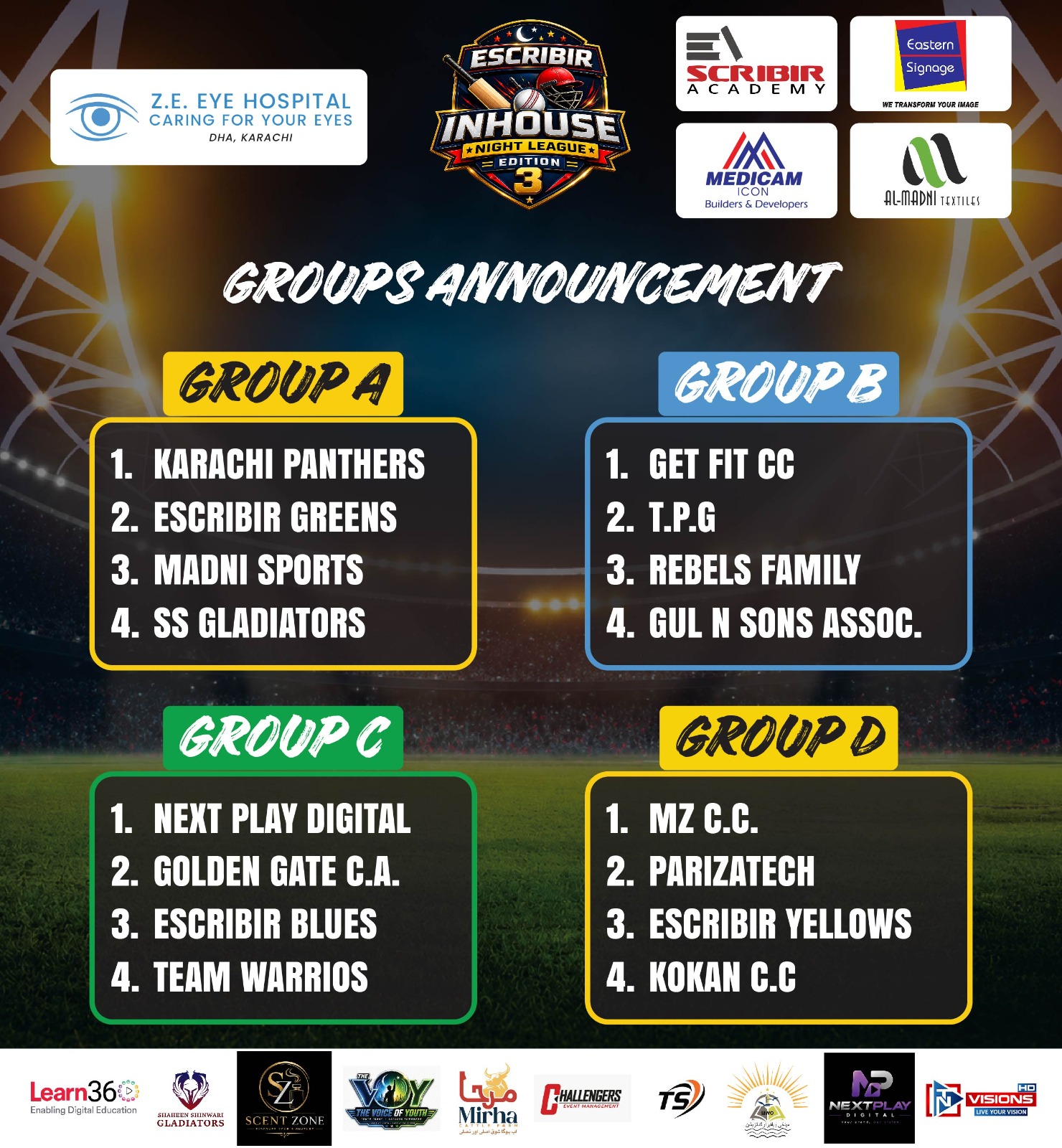@Escribir Cricket Club