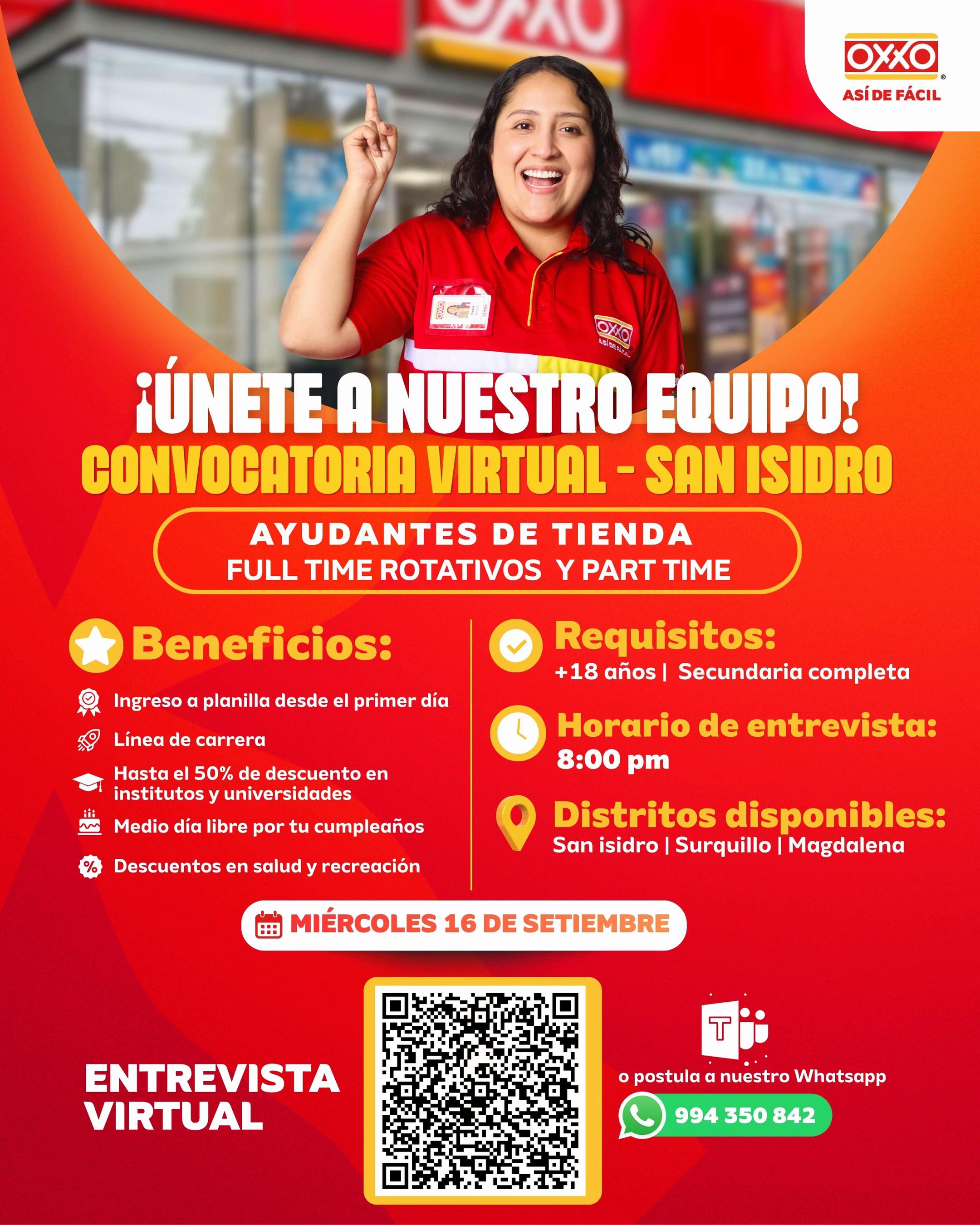 @Trabaja en OXXO Perú