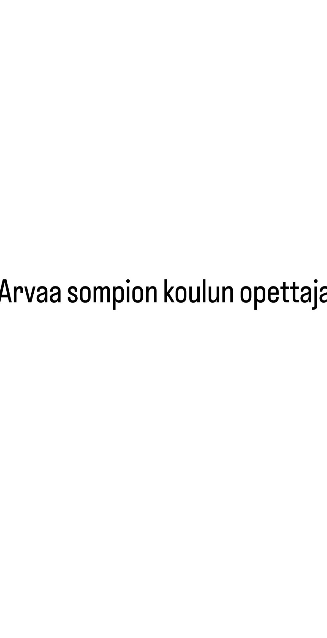 @Sompion koulu😍