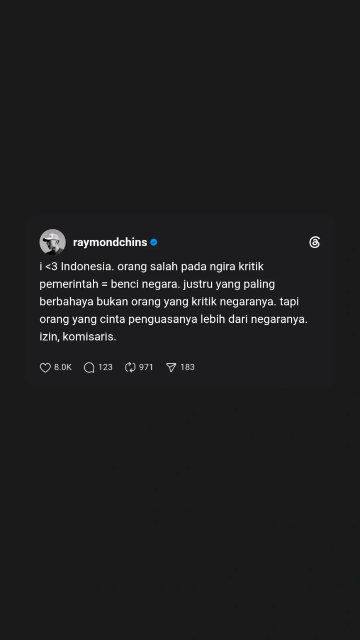 @Raymond Chin