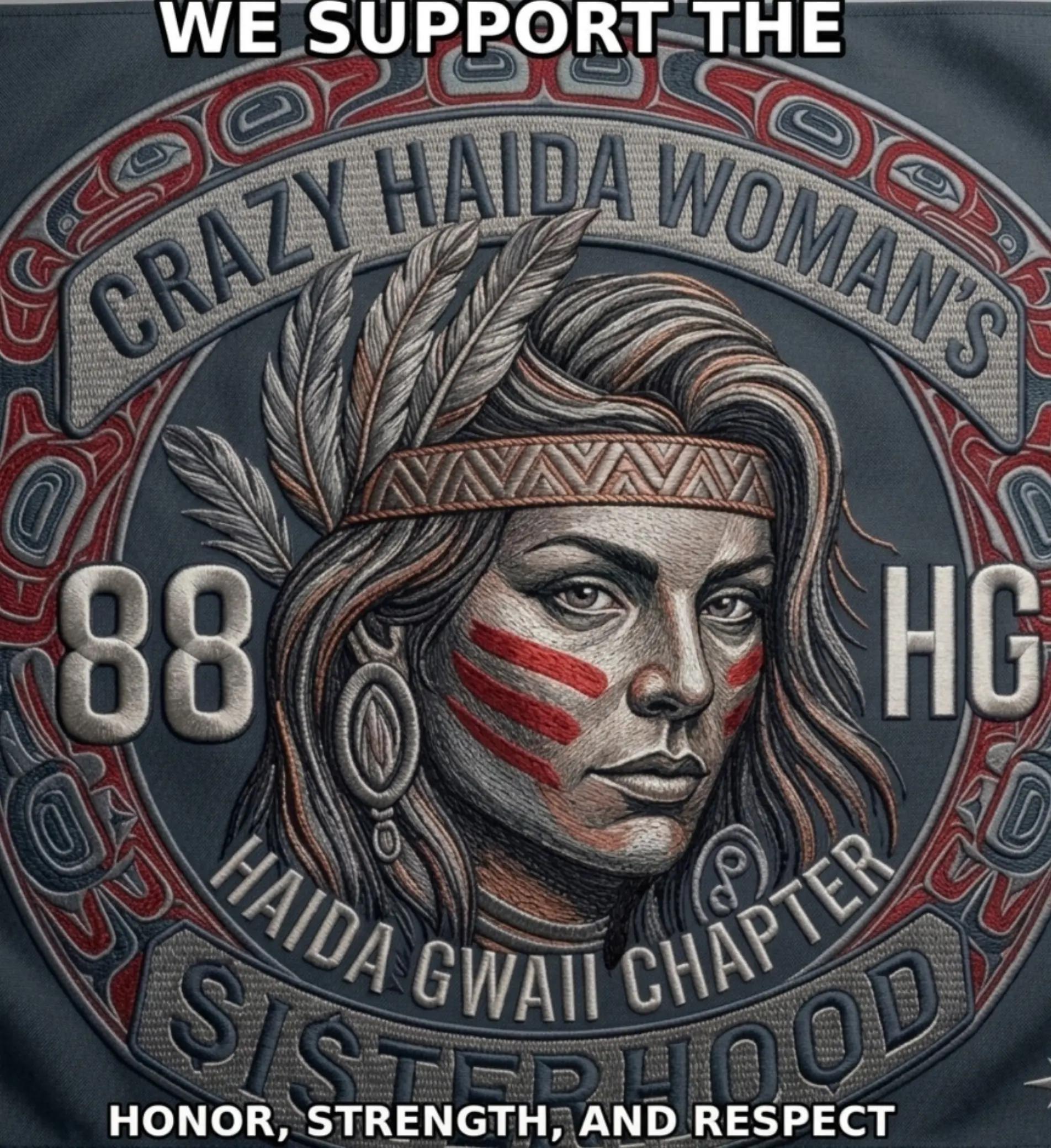 @Crazy Haida Woman's