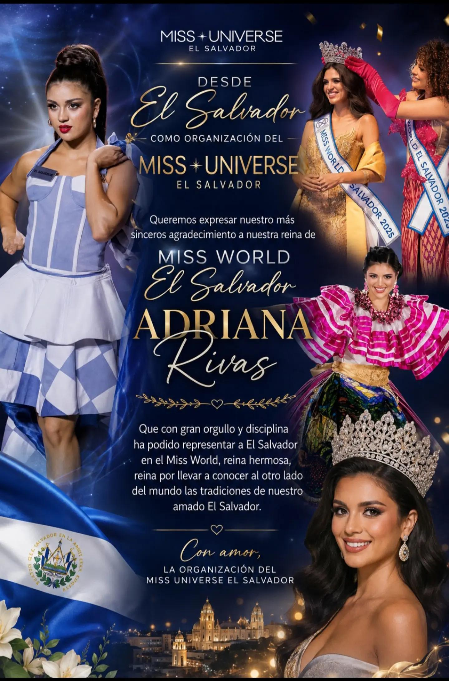@Fans Miss universe El Salvador