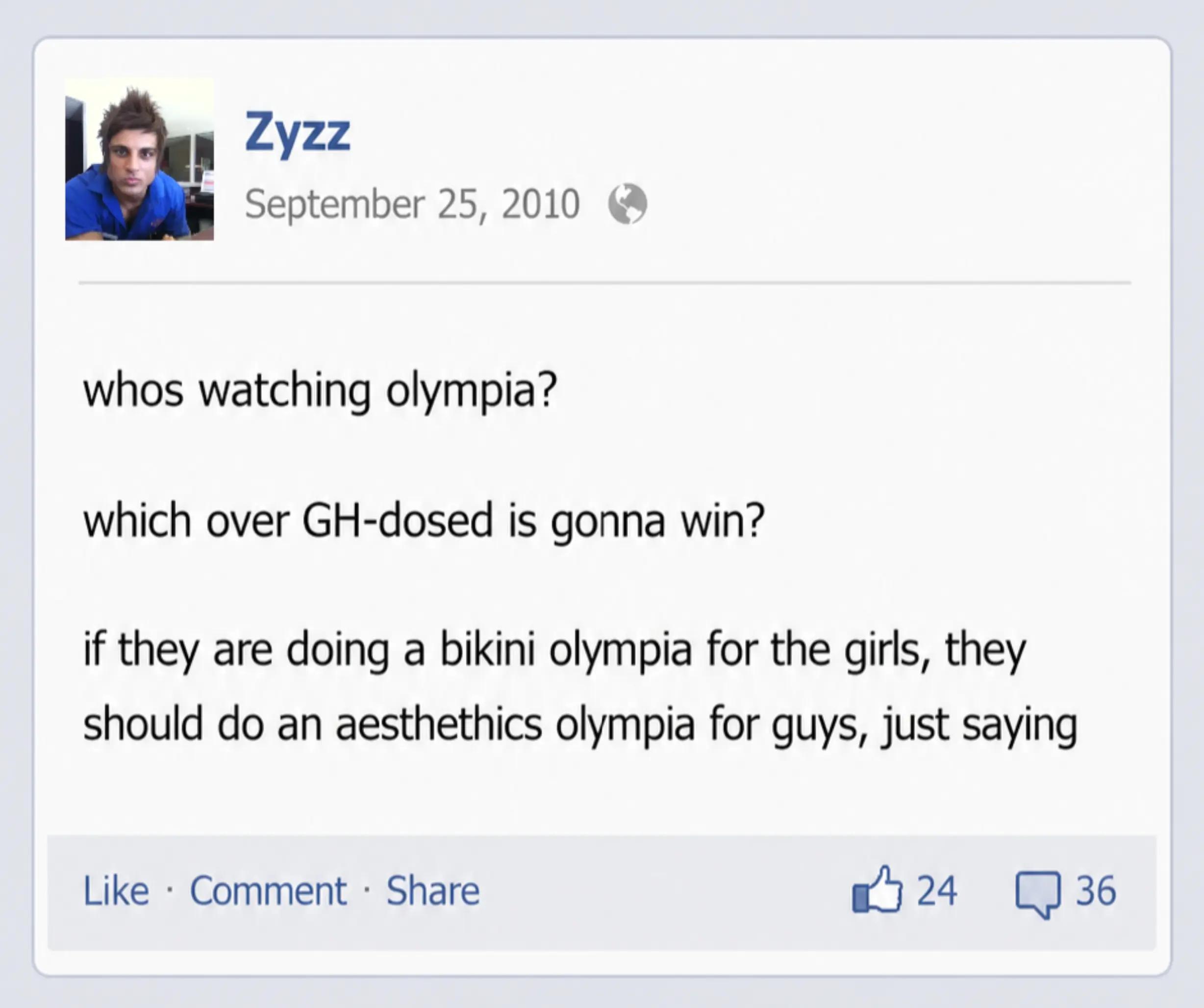 @The Zyzz project
