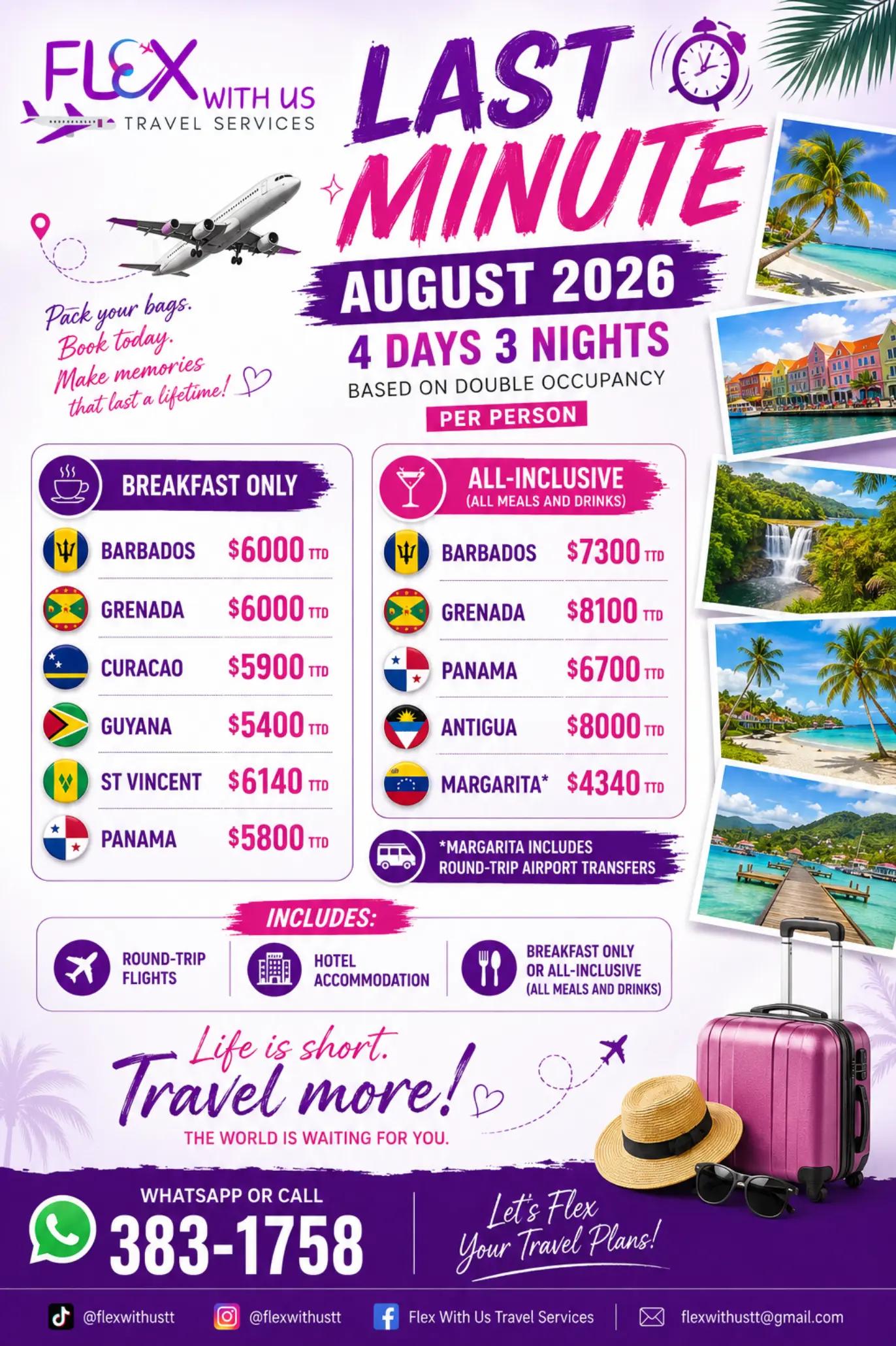 @Flex With Us Travel Services