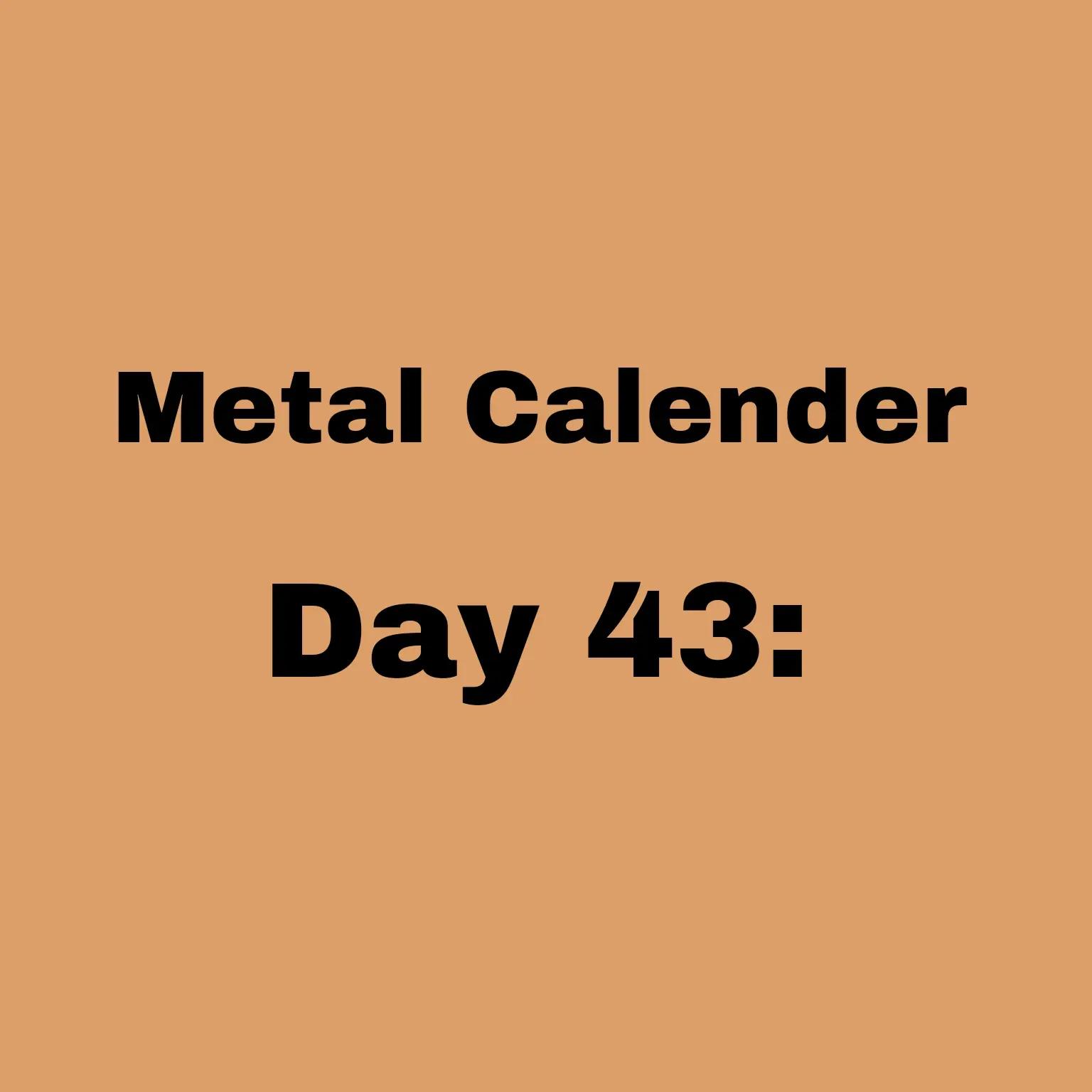 @Rock & Metal Calender