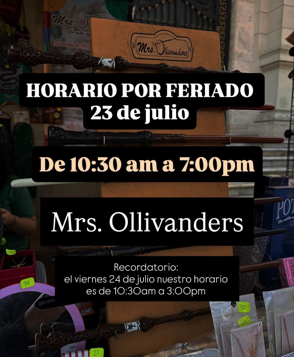 @Mrs. Ollivanders