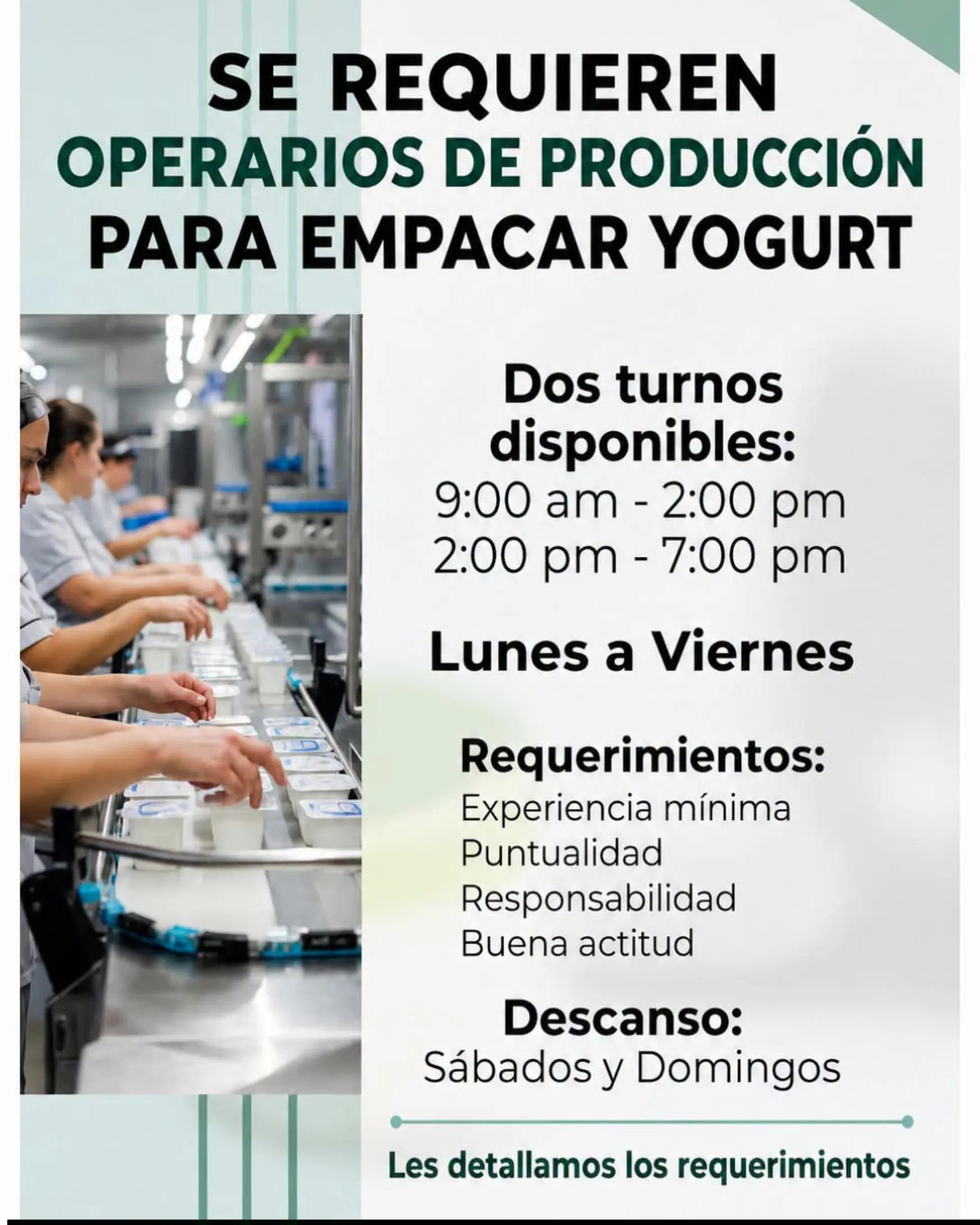 @trabajo si hay✅️
