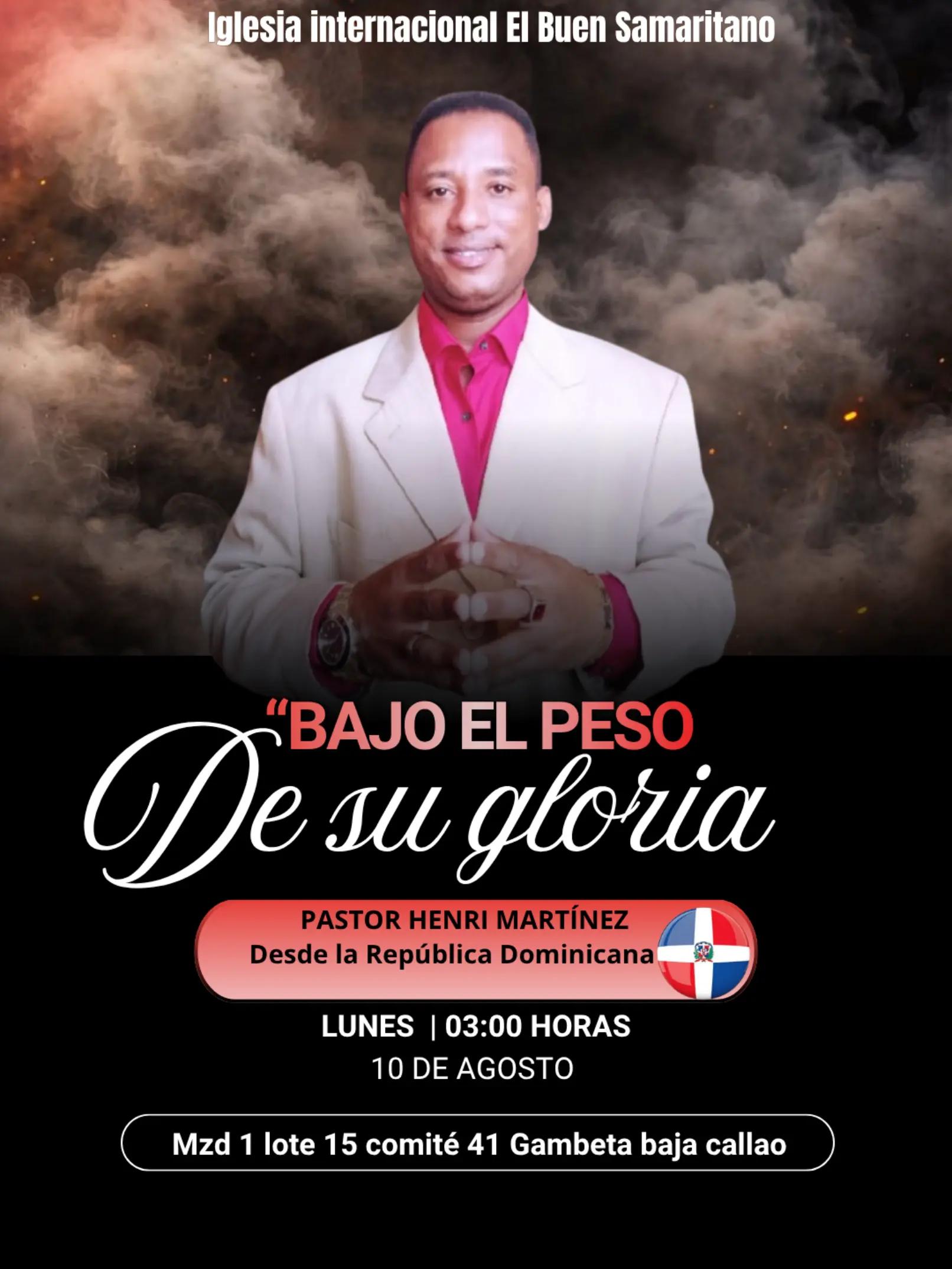 @PASTOR HENRI MART&Iacute;NEZ OFICIAL