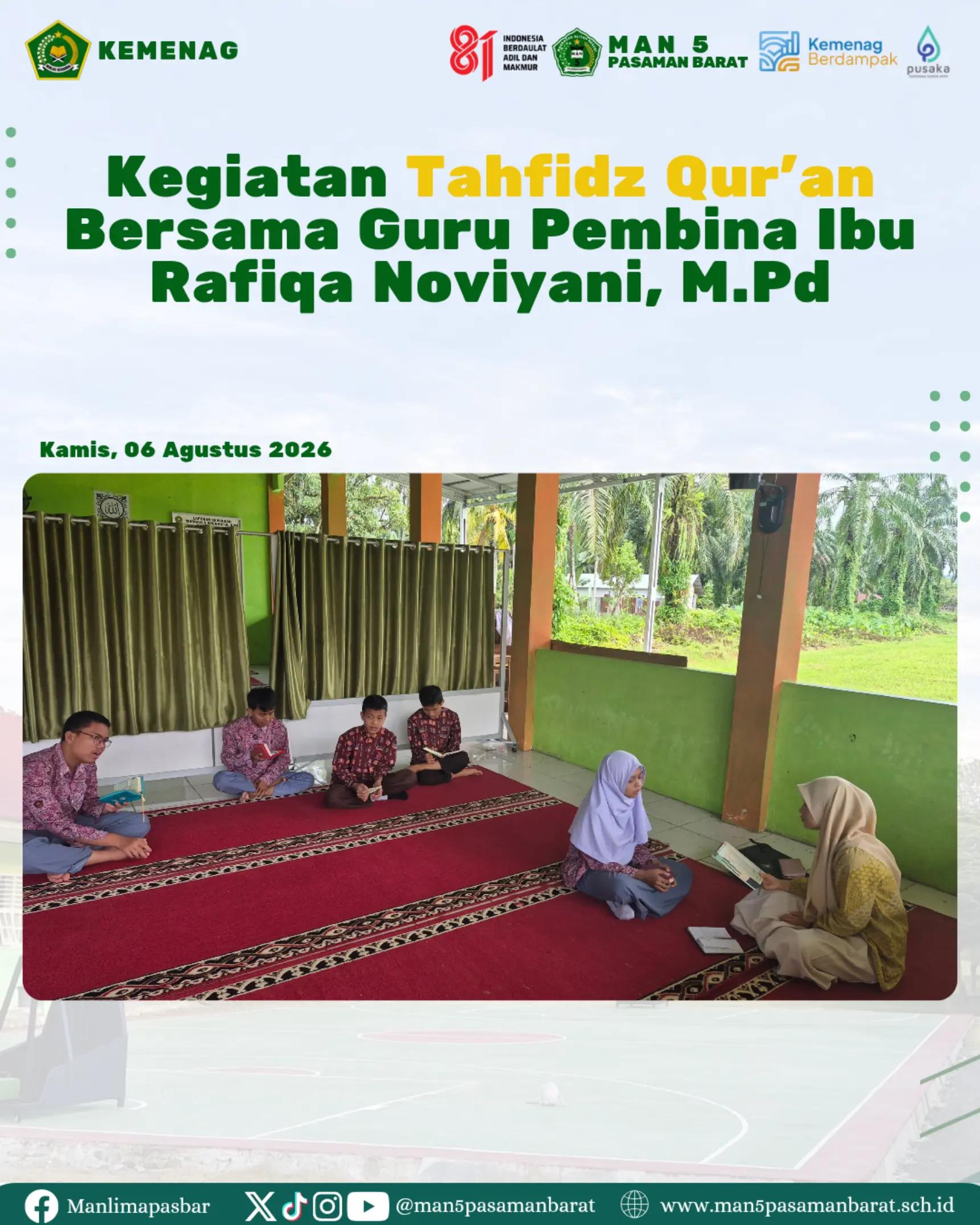 @MA Negeri 5 Pasaman Barat