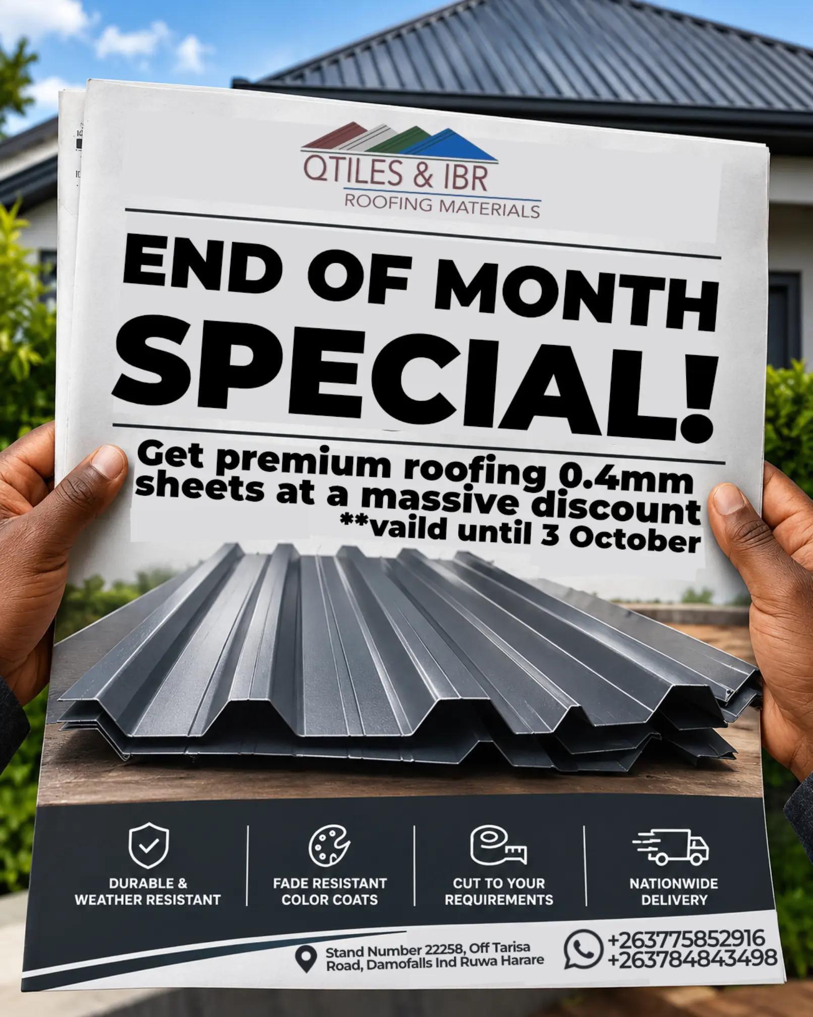@chromadek IBR Roofing sheets