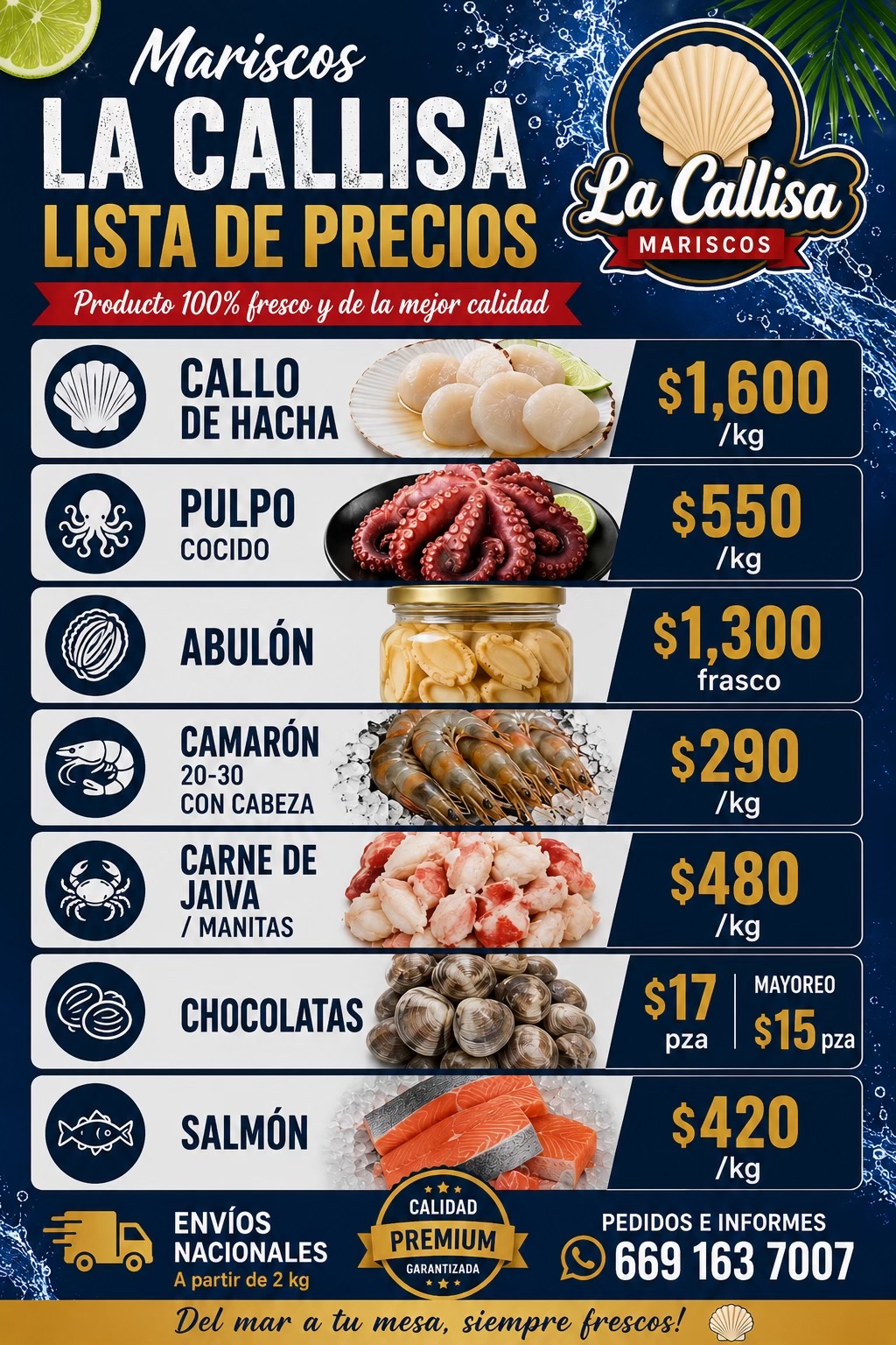 @Mariscos la Callisa