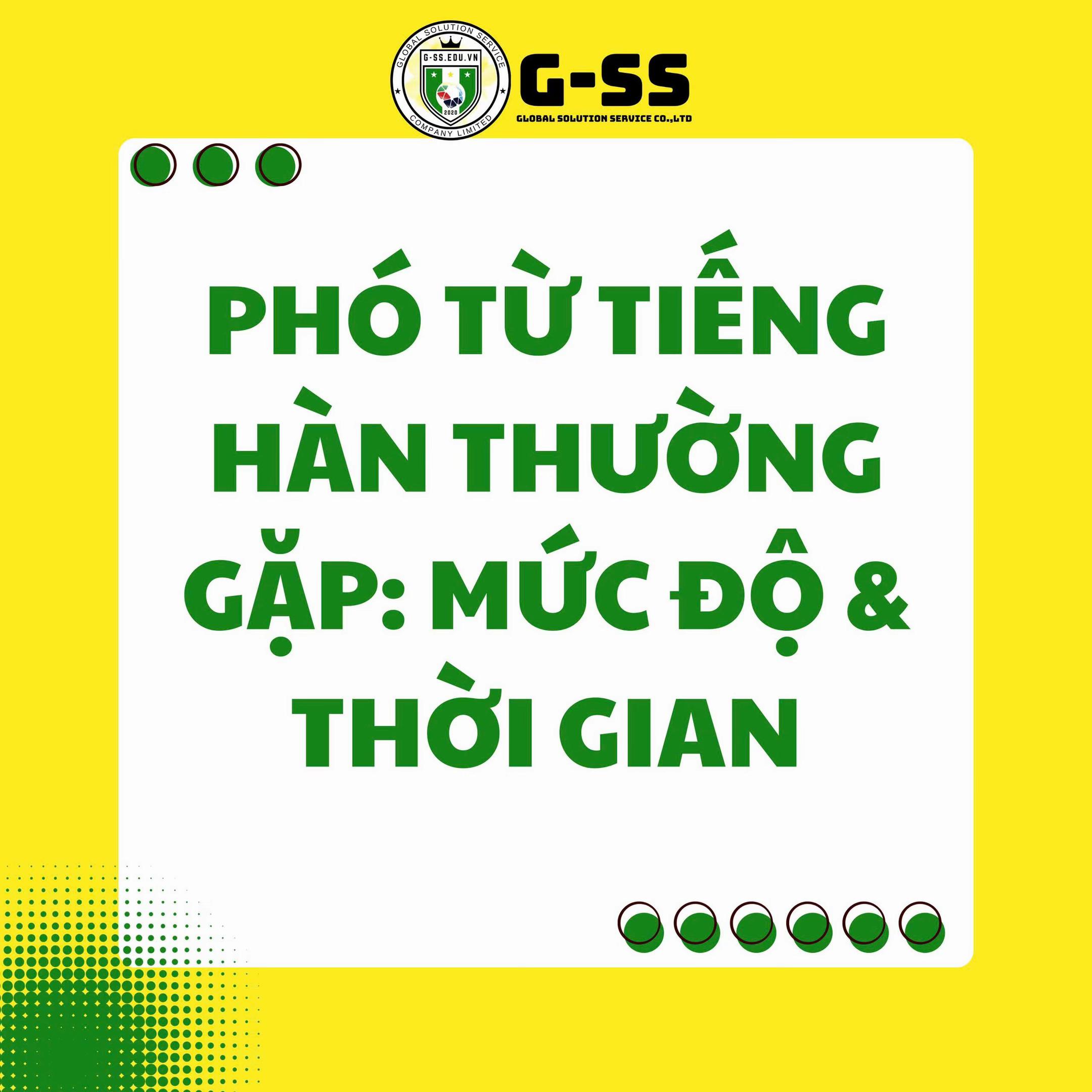 @G-SS - TT Du Học Hàn Quốc