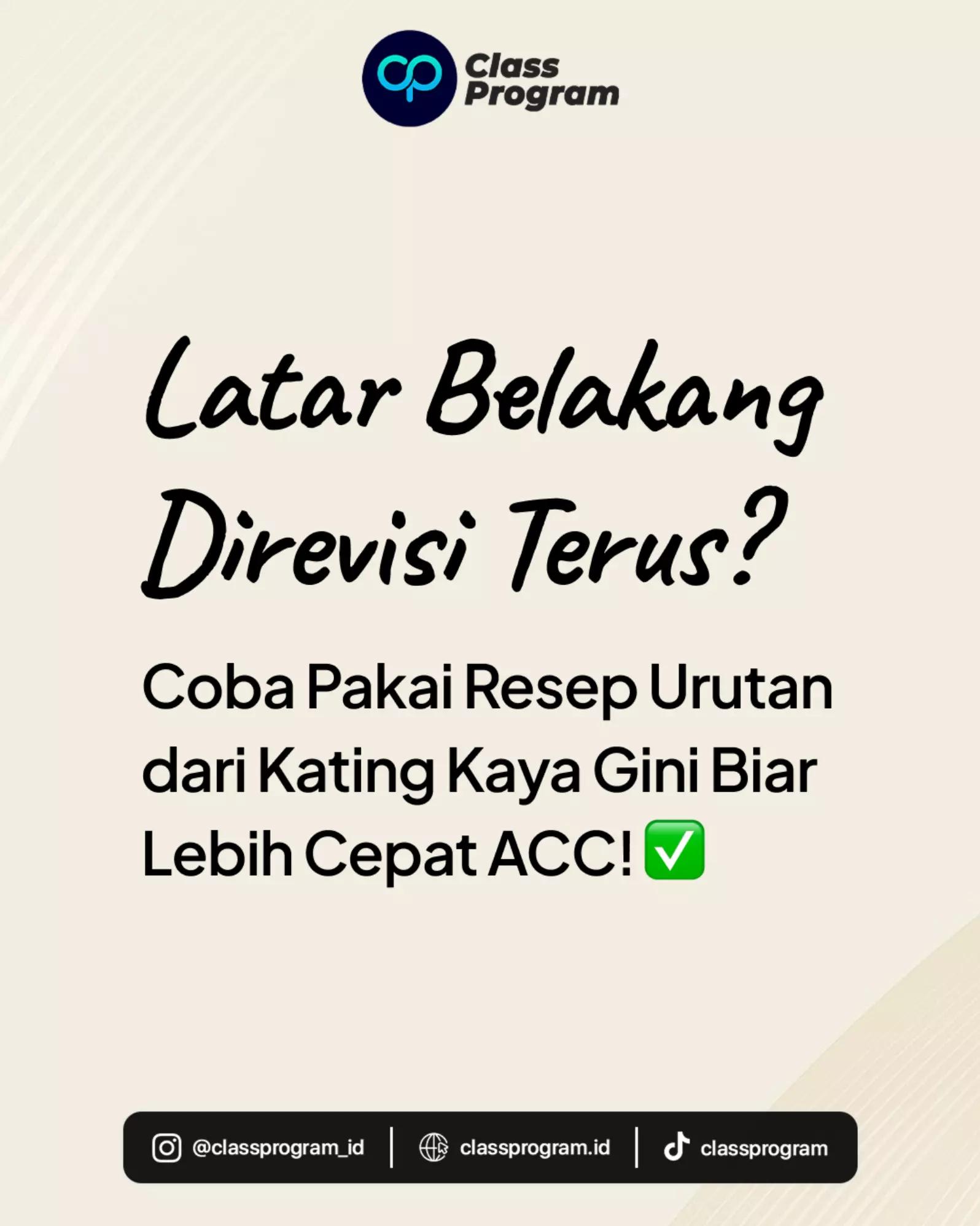 @Bimbingan Skripsi & Tesis