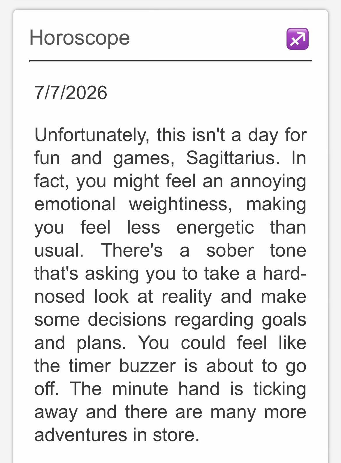 @Sagittarius