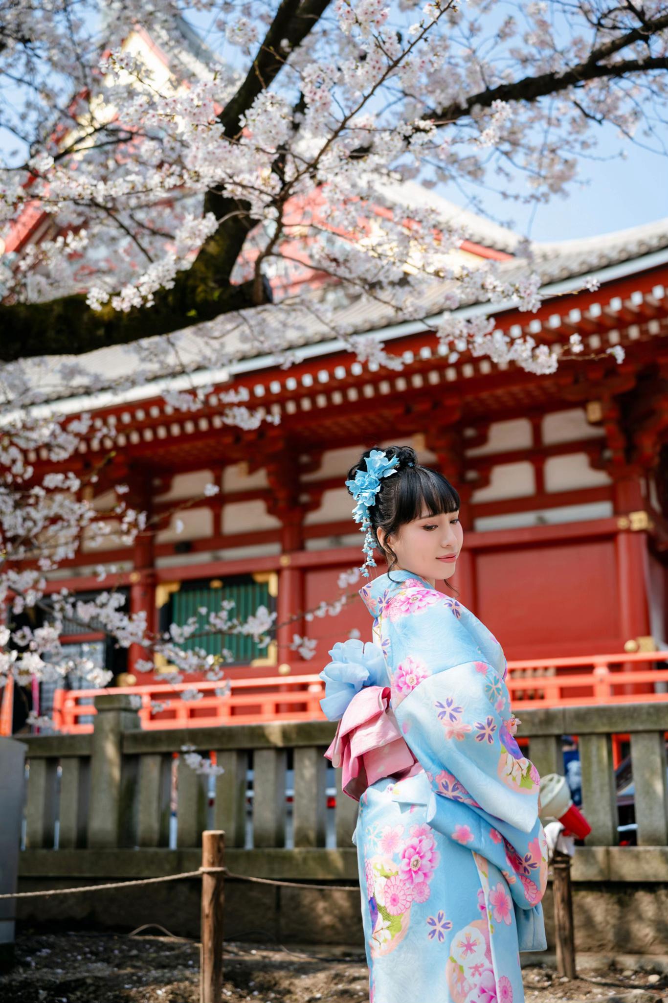 @Thuê kimono Tokyo Asakusa