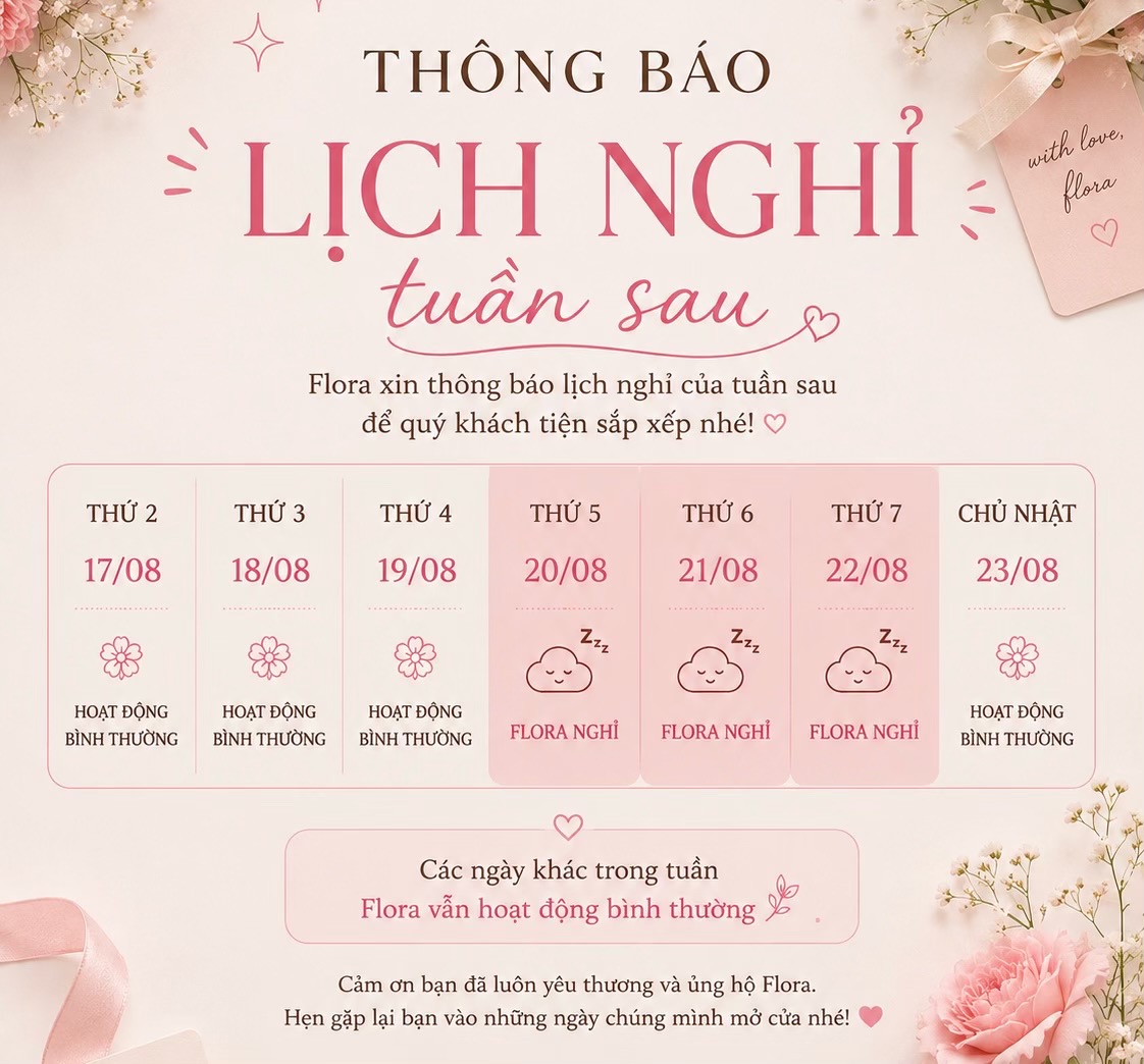@Tiệm hoa Flora